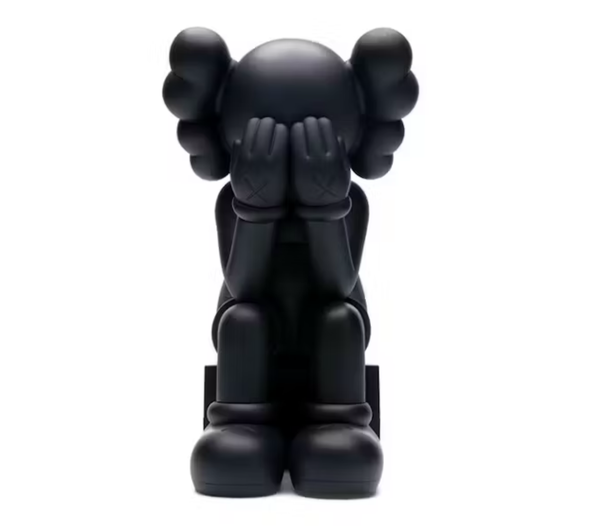 KAWS PASSING THROUGH OPEN EDITION FIGURE - BLACK