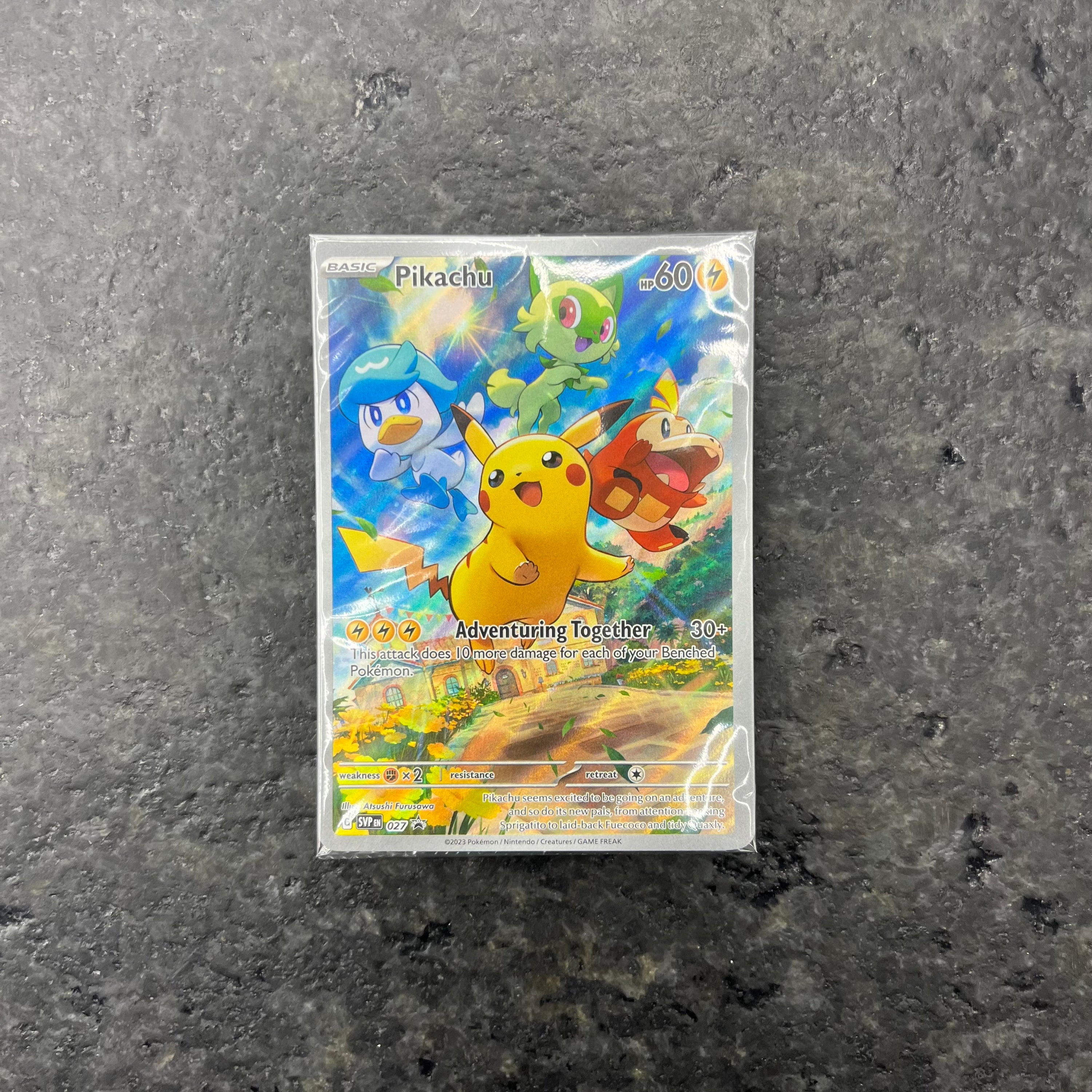 PIKACHU ALT ART 027 PROMO SEALED