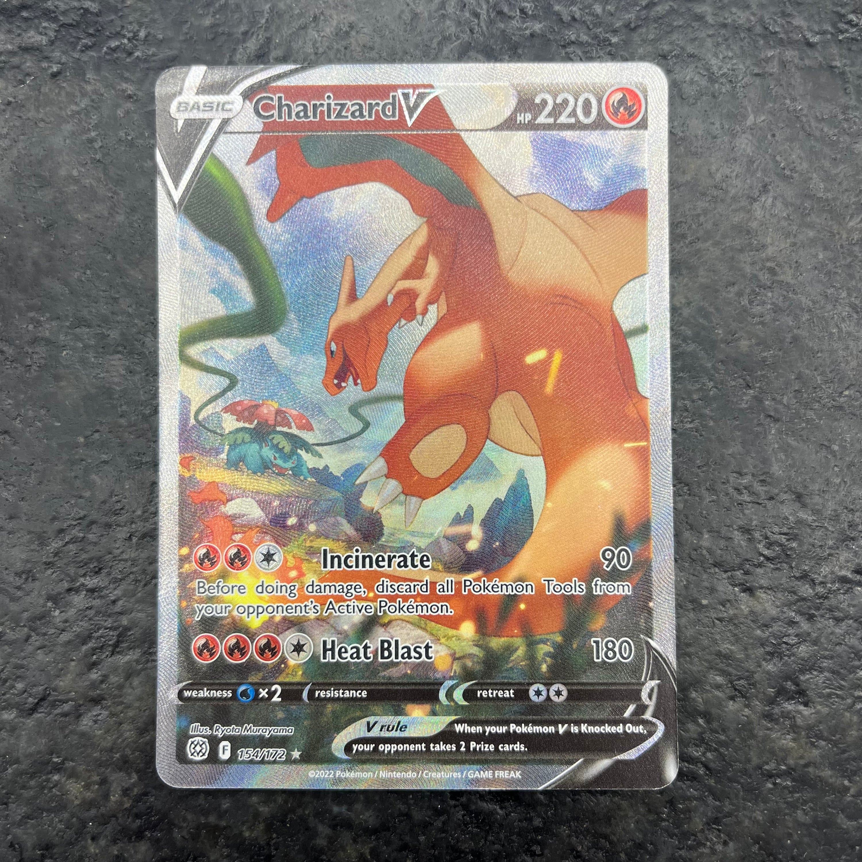 CHARIZARD V FULL ART 154/172 (LP)