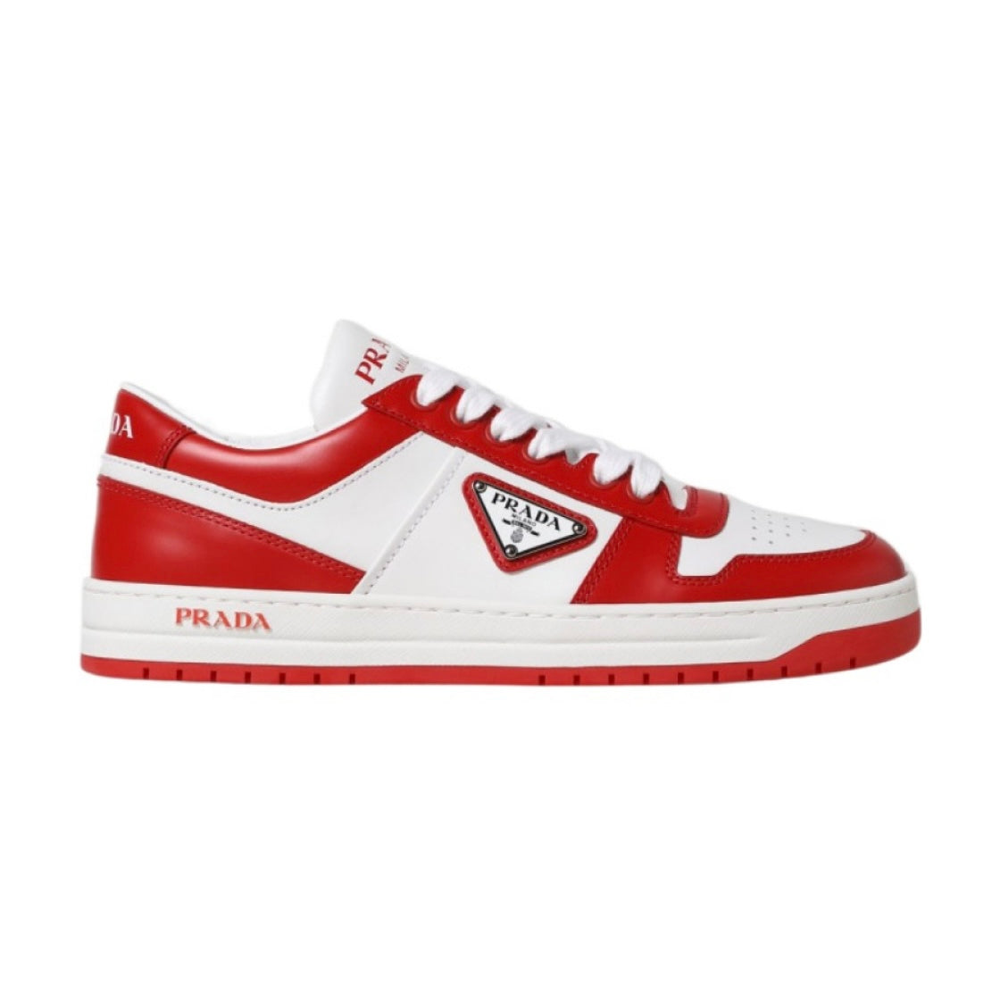 PRADA DOWNTOWN RED SNEAKERS