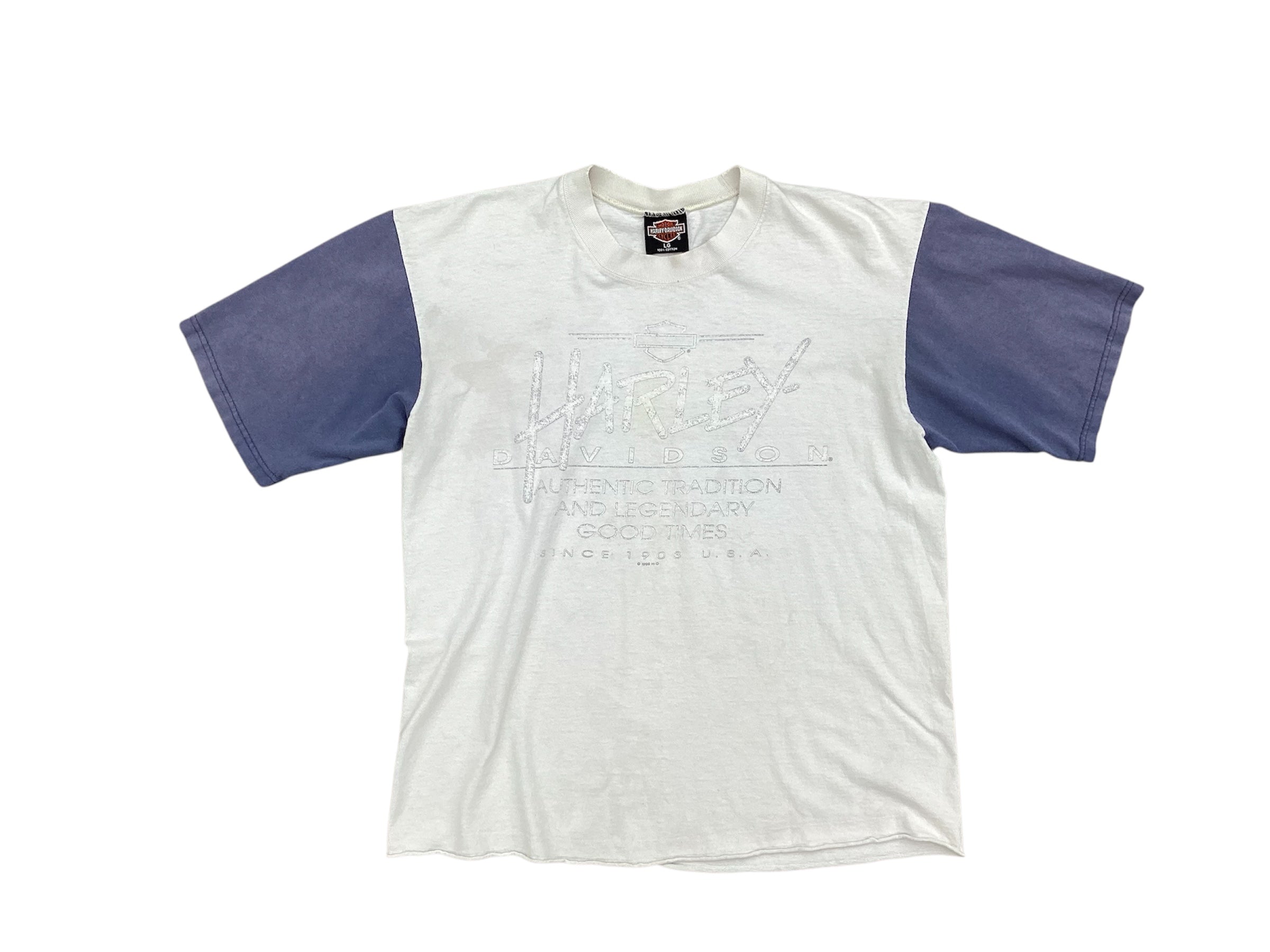 80S DISTRESSED HARLEY DAVIDSON TEE