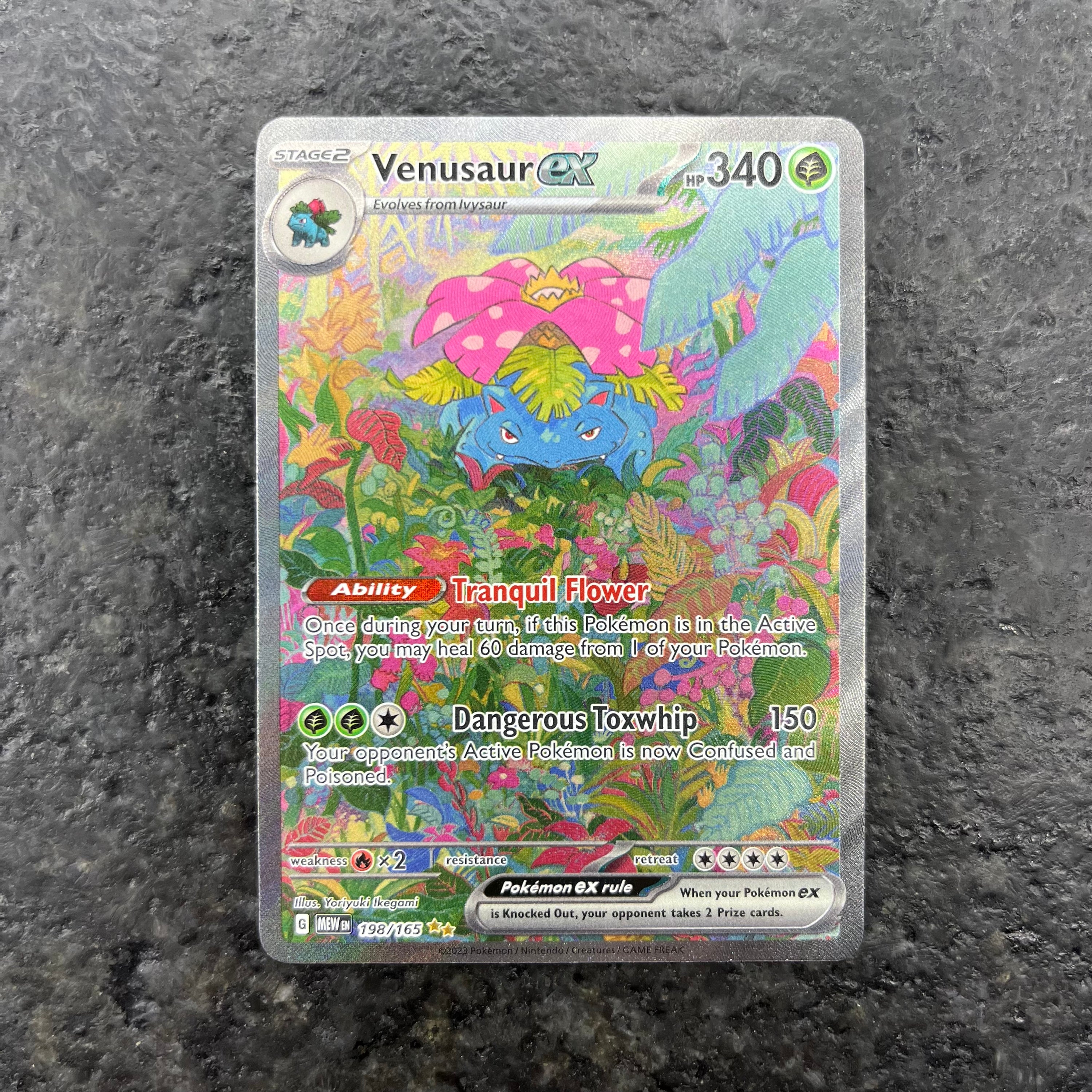 VENASAUR EX 151 FULL ART 198/165 (VLP)