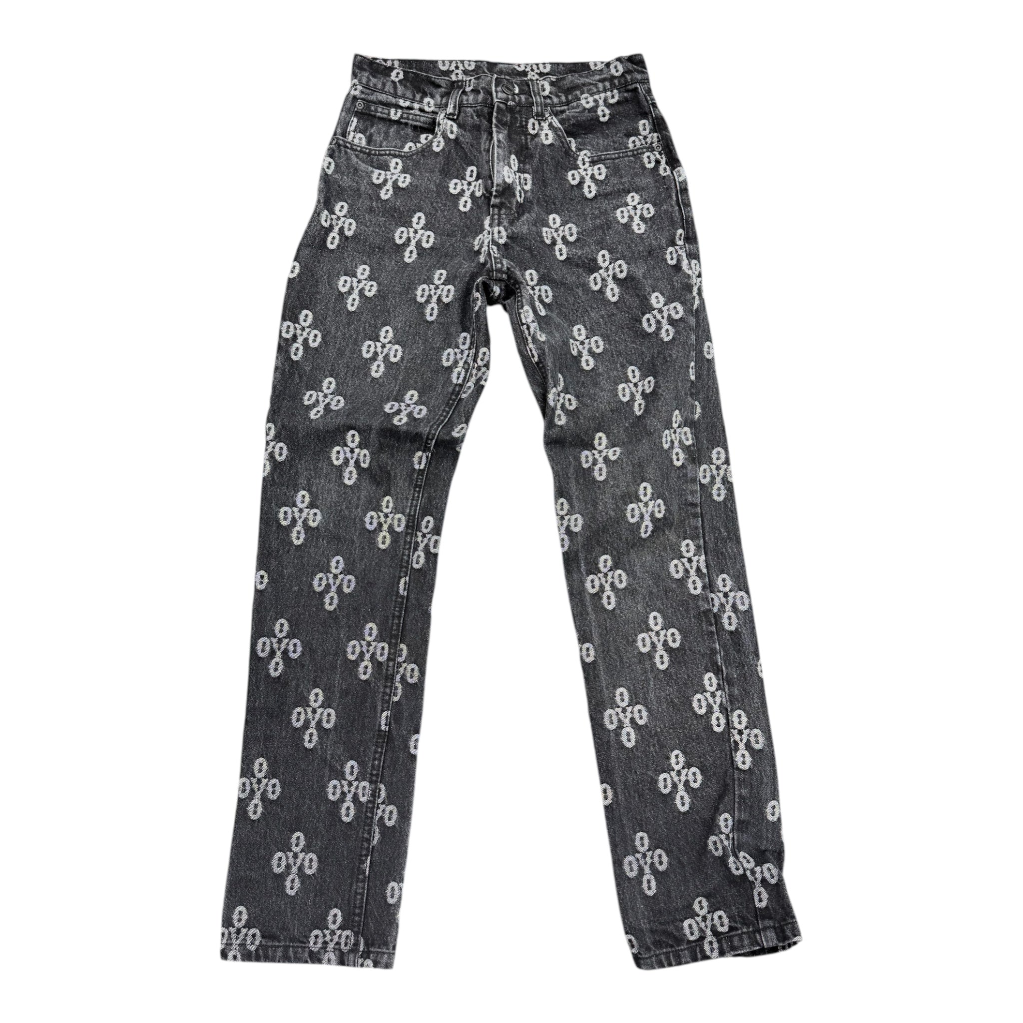 OVO LOGO JEANS - BLACK