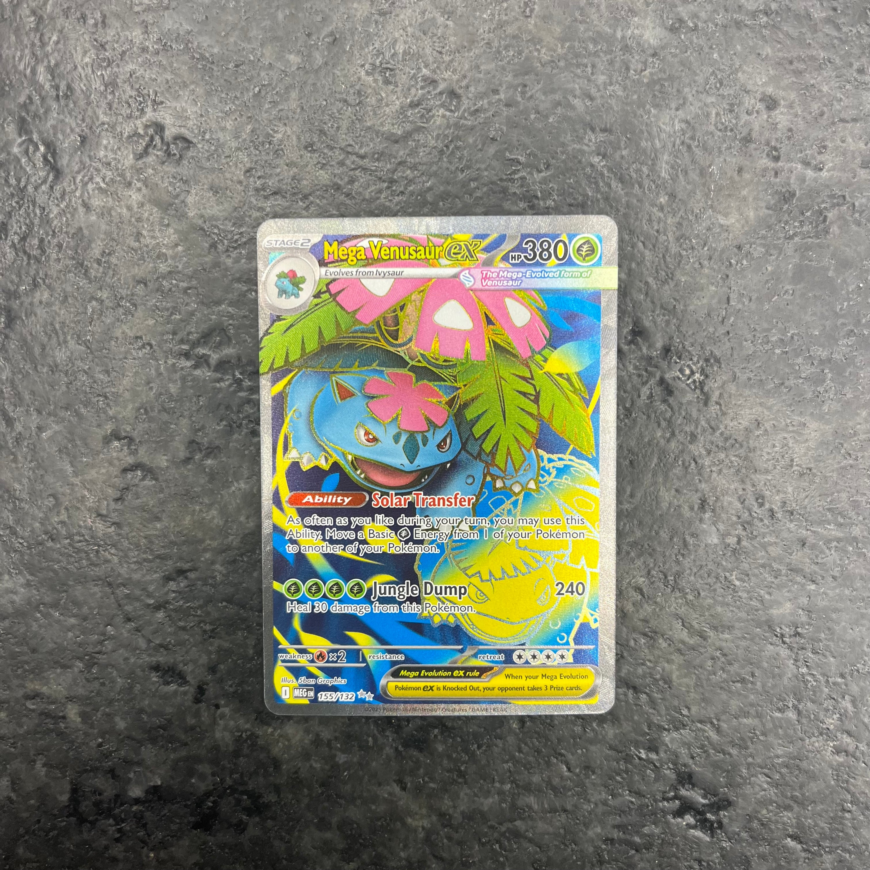 MEGA VENUSAUR EX FULL ART 155/132 (NM)