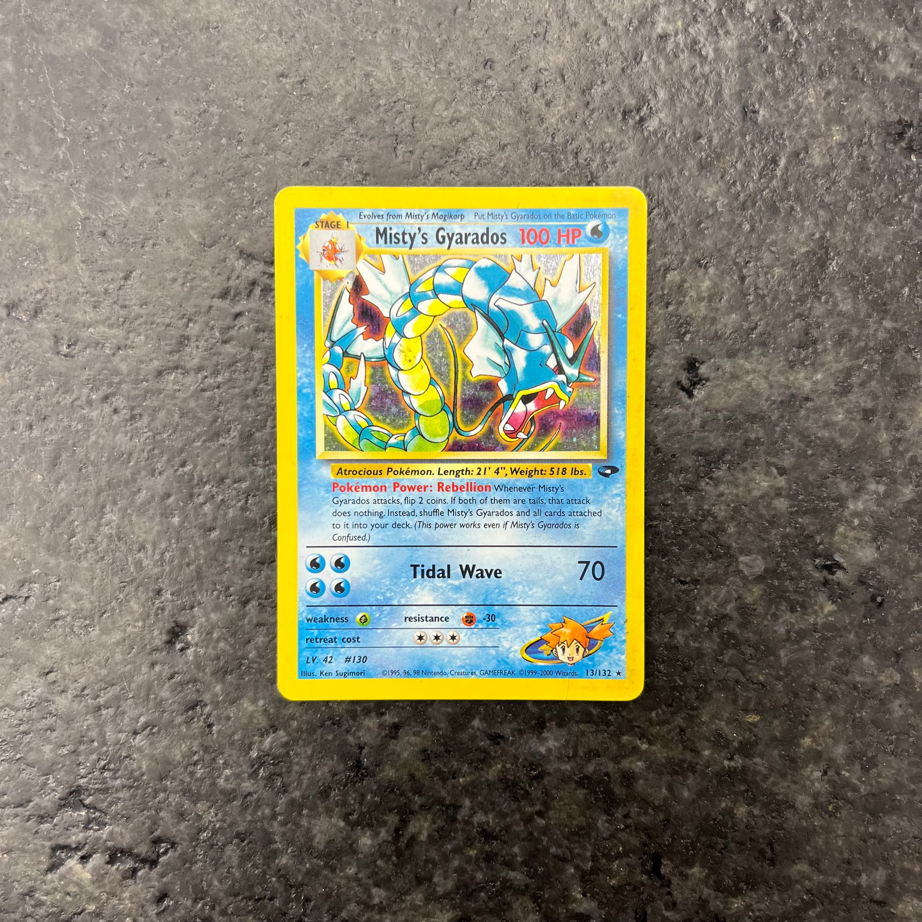MISTY’S GYARADOS GYM CHALLENGE HOLO 13/132 (LP/MP)