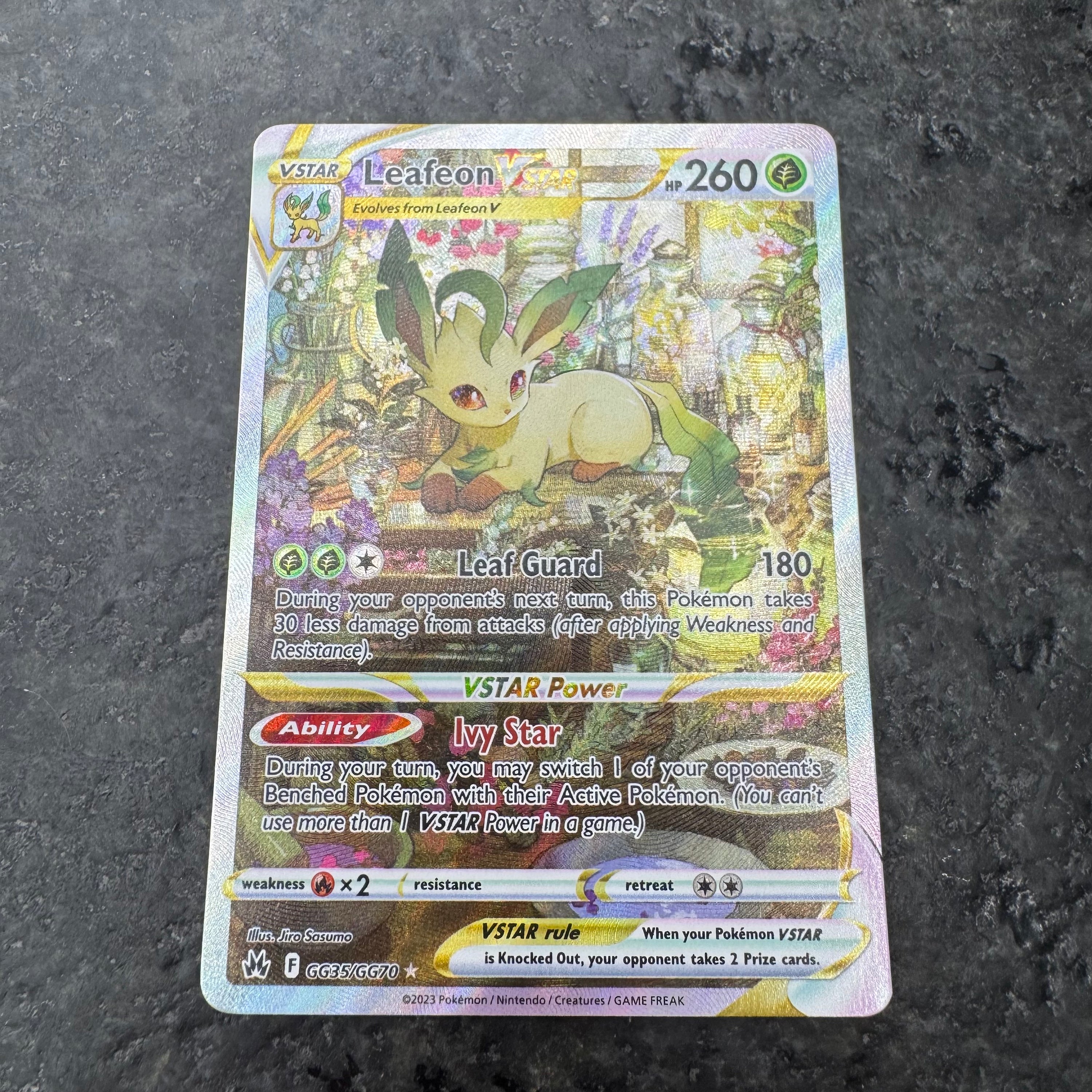 LEAFEON VSTAR ALT ART GG35/GG70 (NM)