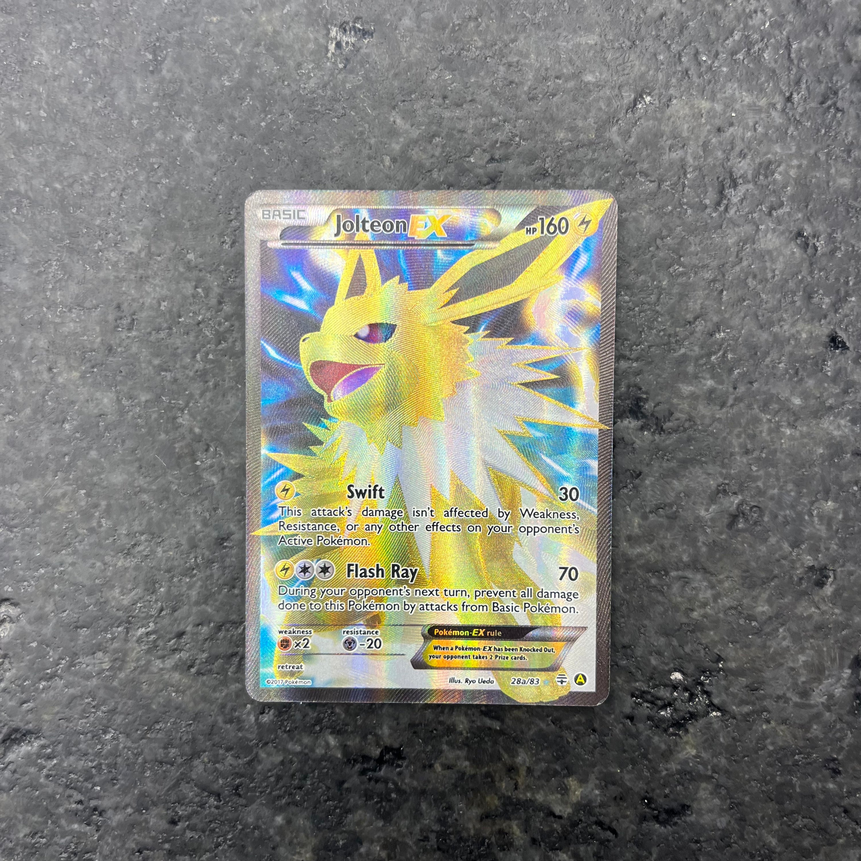 JOLTEON EX FULL ART 28a/83 (NM)