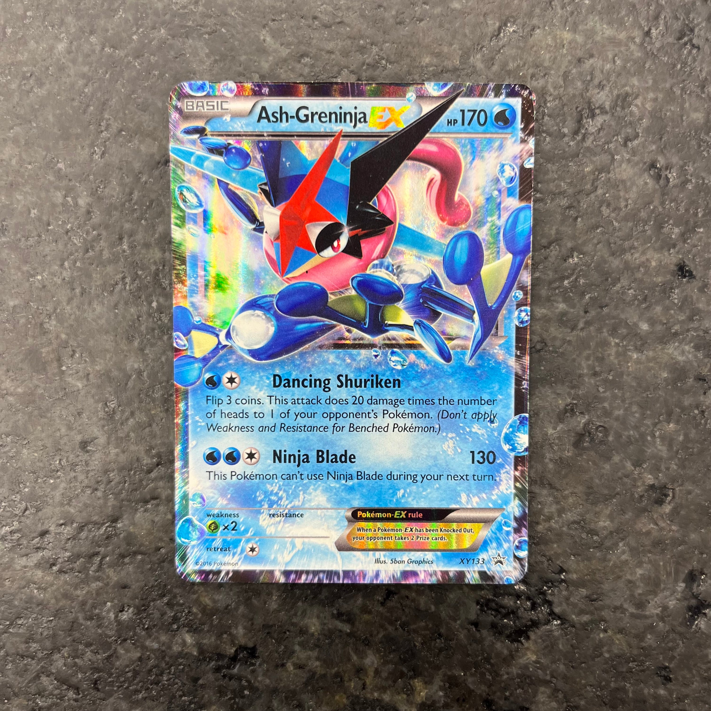 ASH-GRENINJA EX XY123 PROMO  (MP)