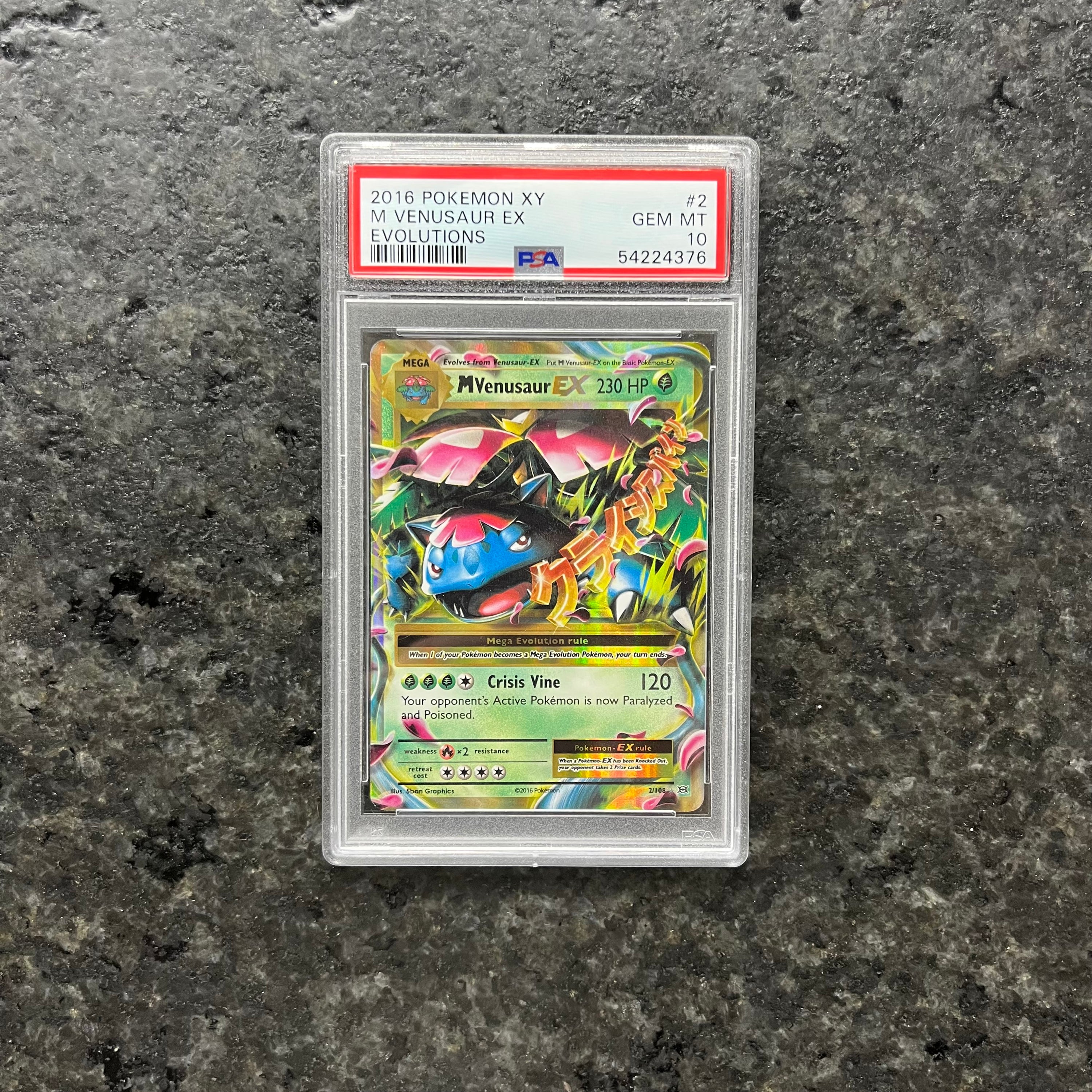 MEGA VENUSAUR EX 2/108 PSA 10