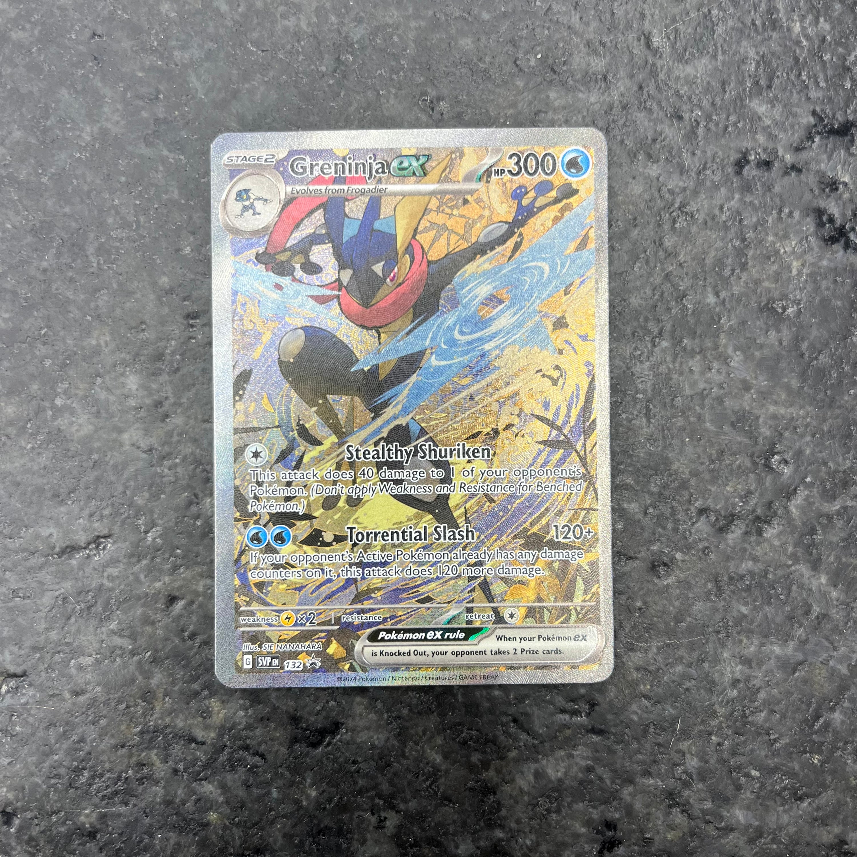 GRENINJA EX ALT ART 132 PROMO (NM)