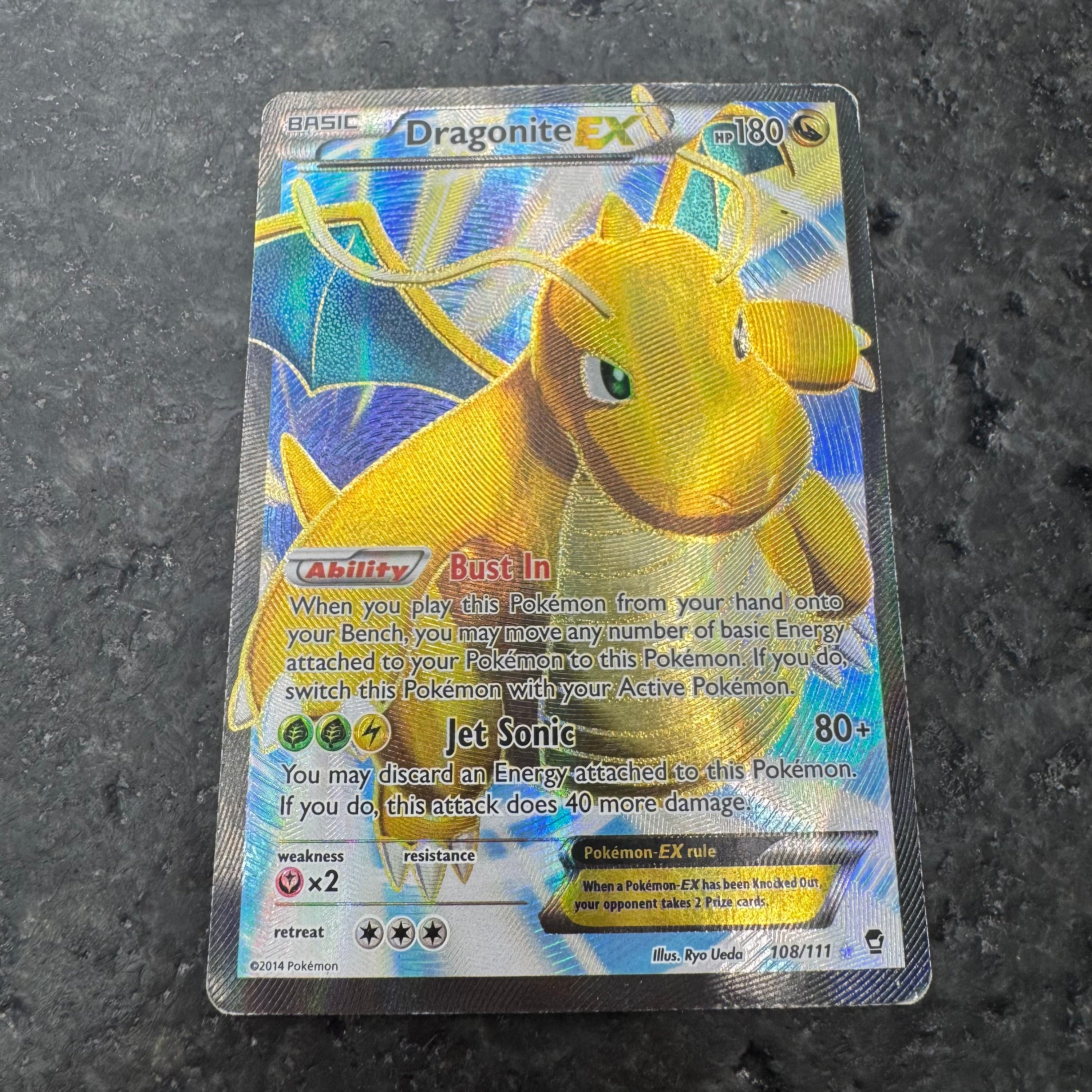 DRAGONITE EX FULL ART 108/111 (HP)