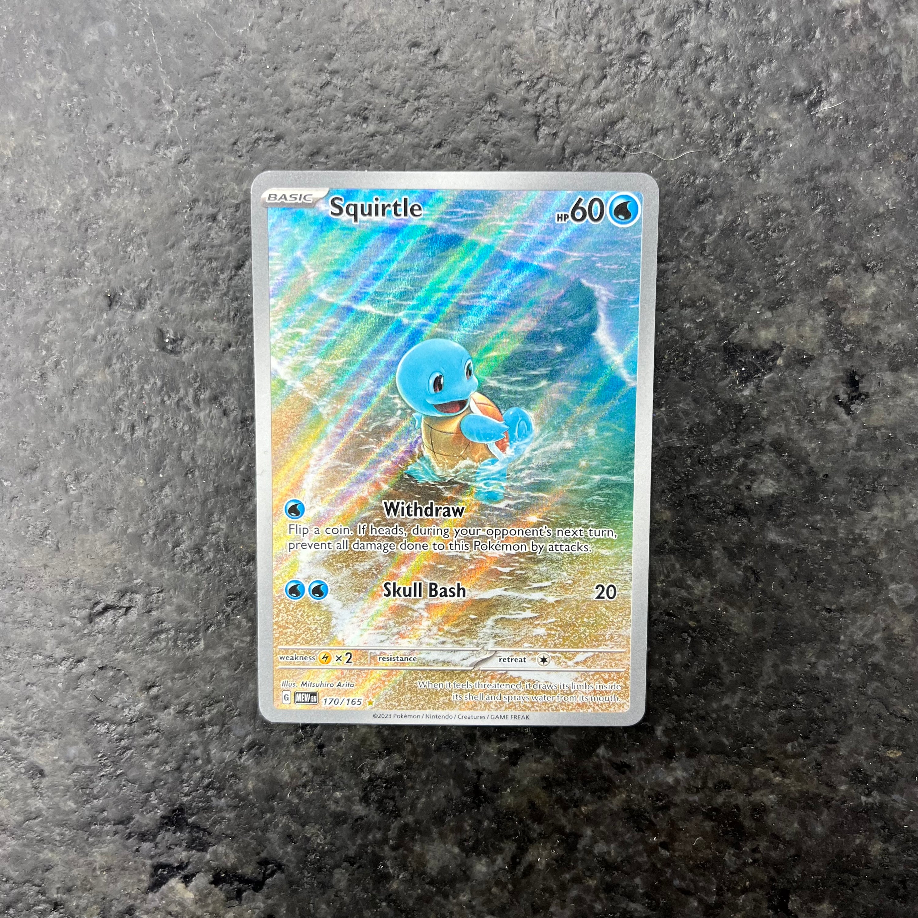 SQUIRTLE 151 ALT ART 170/165 (NM)