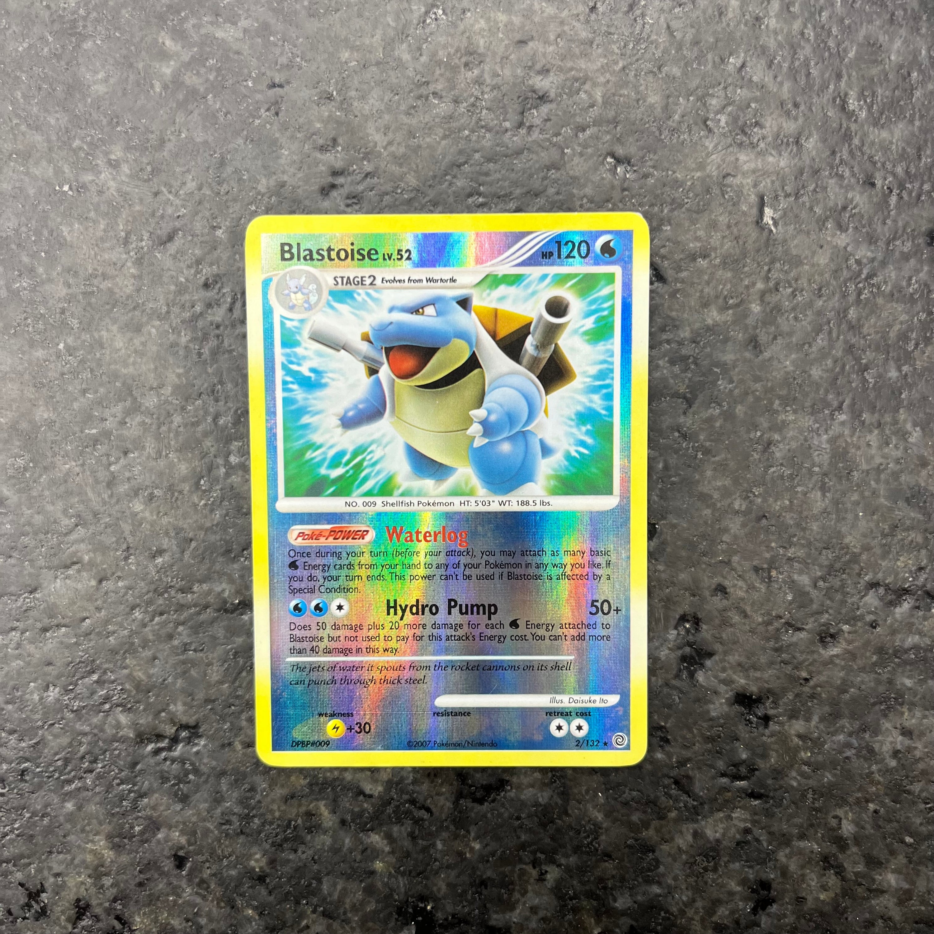 BLASTOISE SECRET WONDERS REVERSE HOLO 2/132 (VLP)