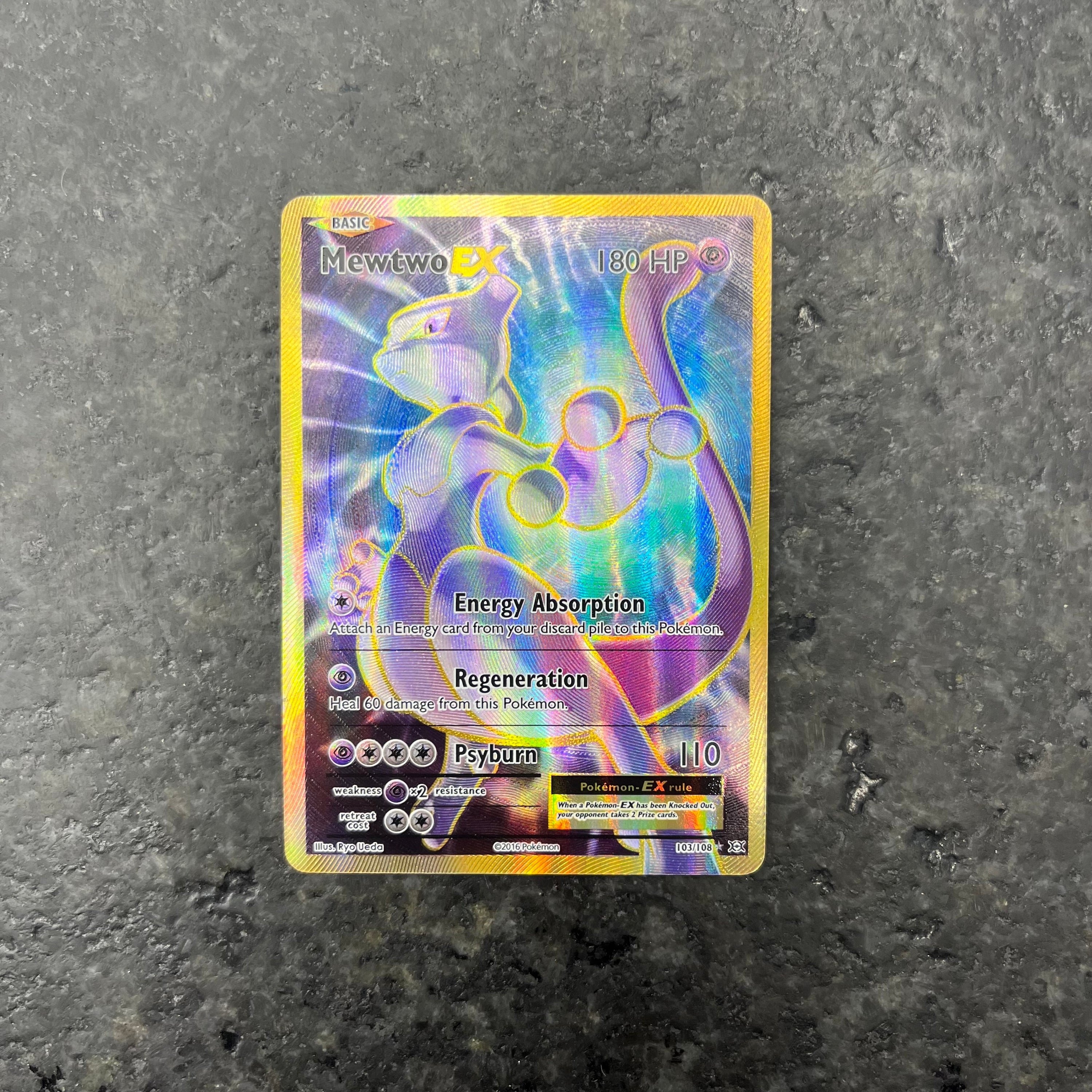 MEWTWO EX FULL ART 103/108 (NM)