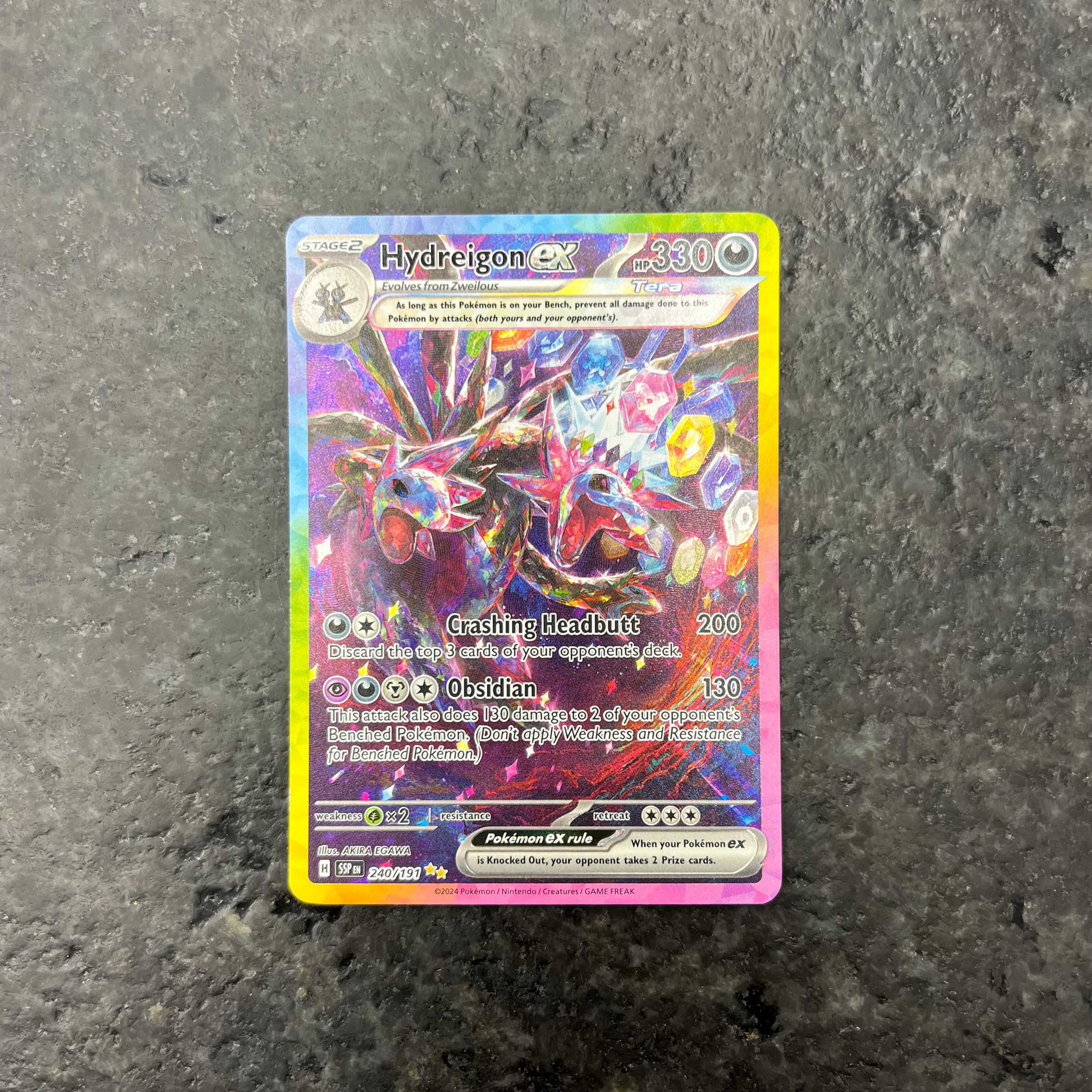 HYDREIGON EX ALT ART 240/191 (NM)