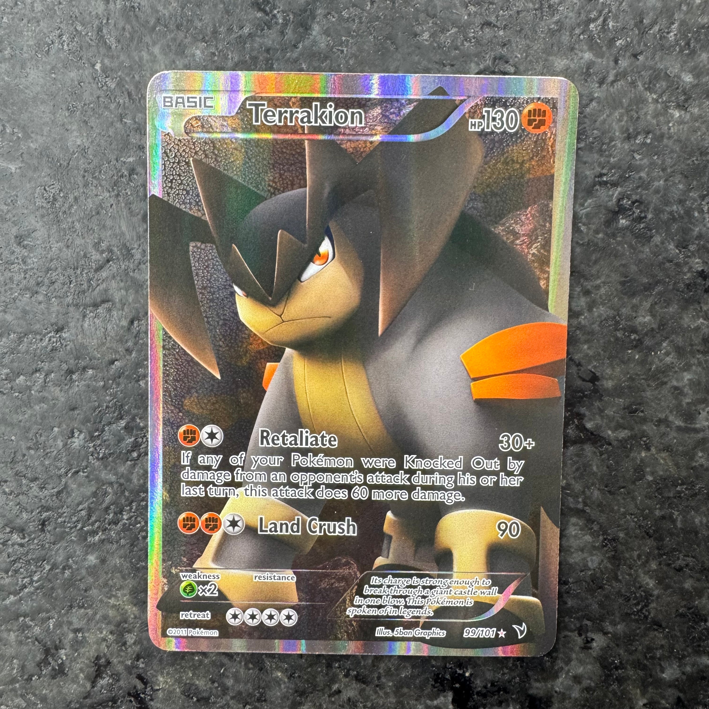 TERRAKION FULL ART 99/101 (NM)