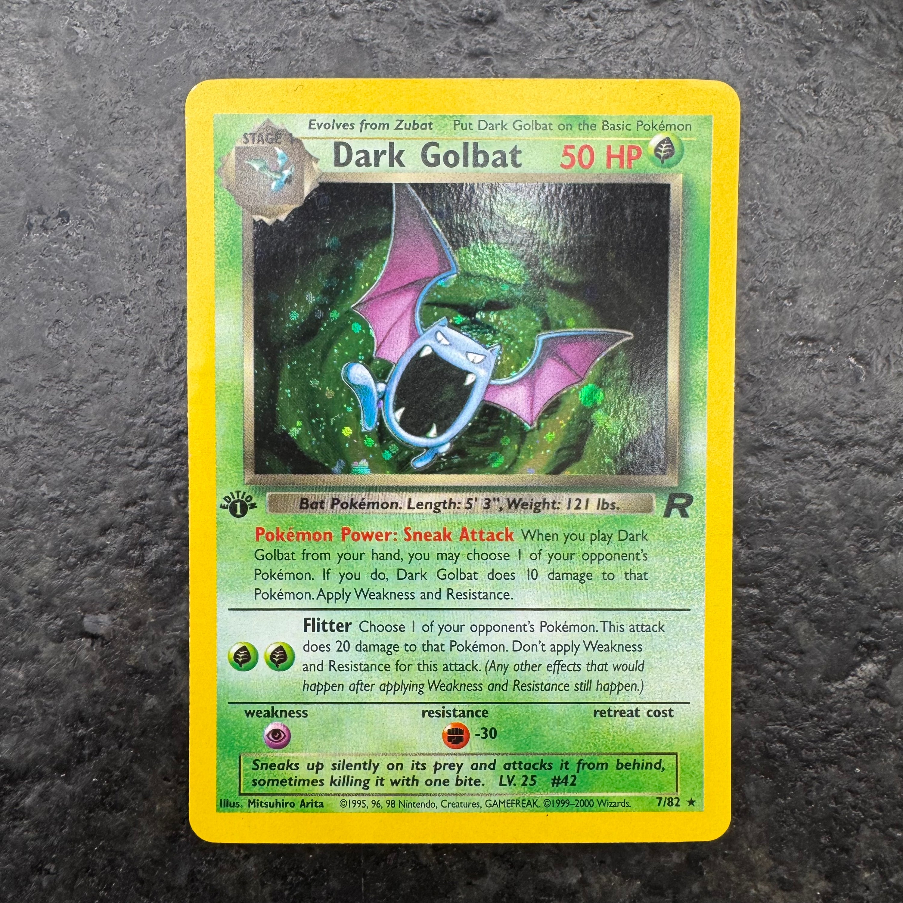 DARK GOLBAT 1ST EDITION HOLO 7/82 (LP)