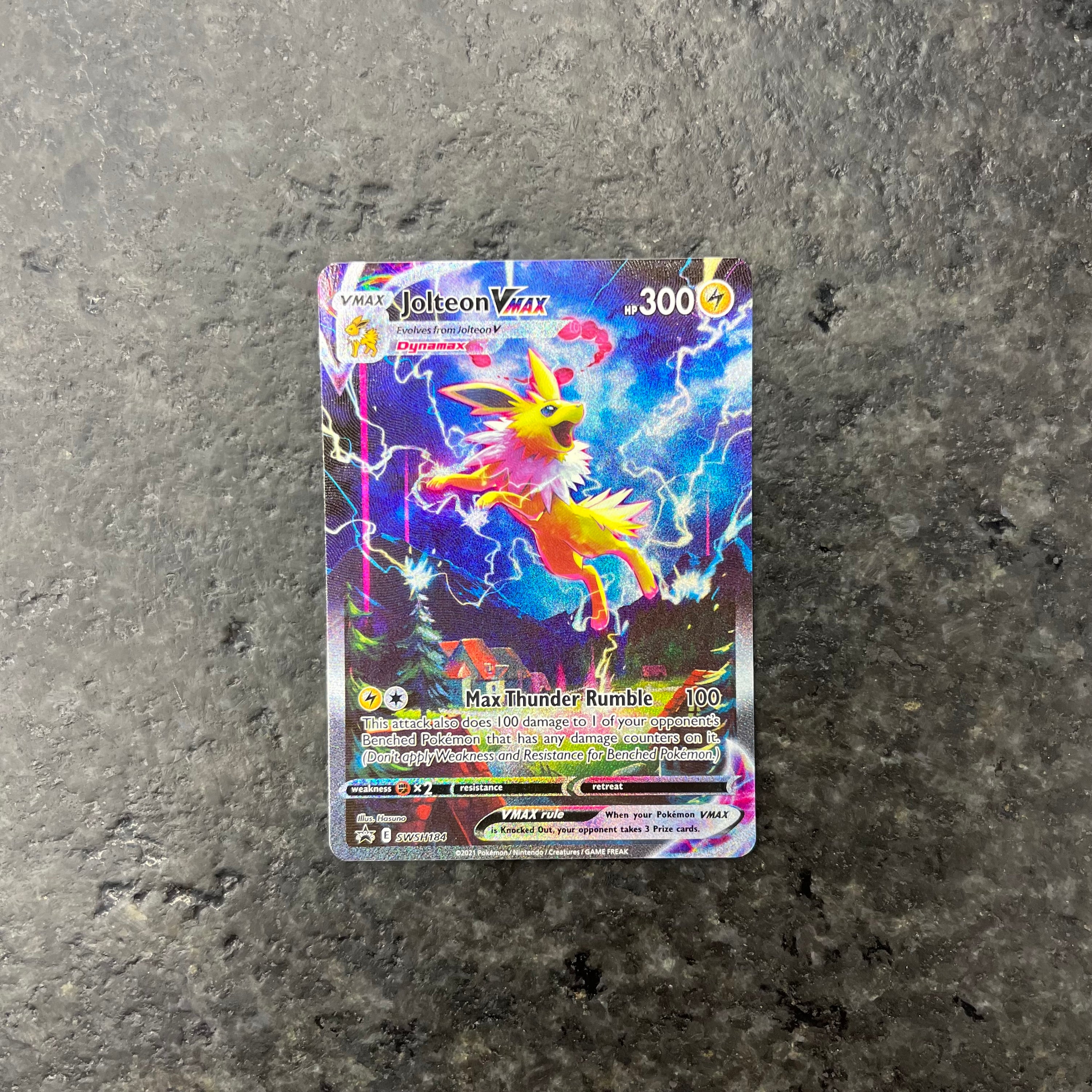 JOLTEON VMAX ALT ART SWSH184 PROMO (NM) VDTX JOLTEON VMAX ALT ART SWSH184 PROMO (NM) VDTX