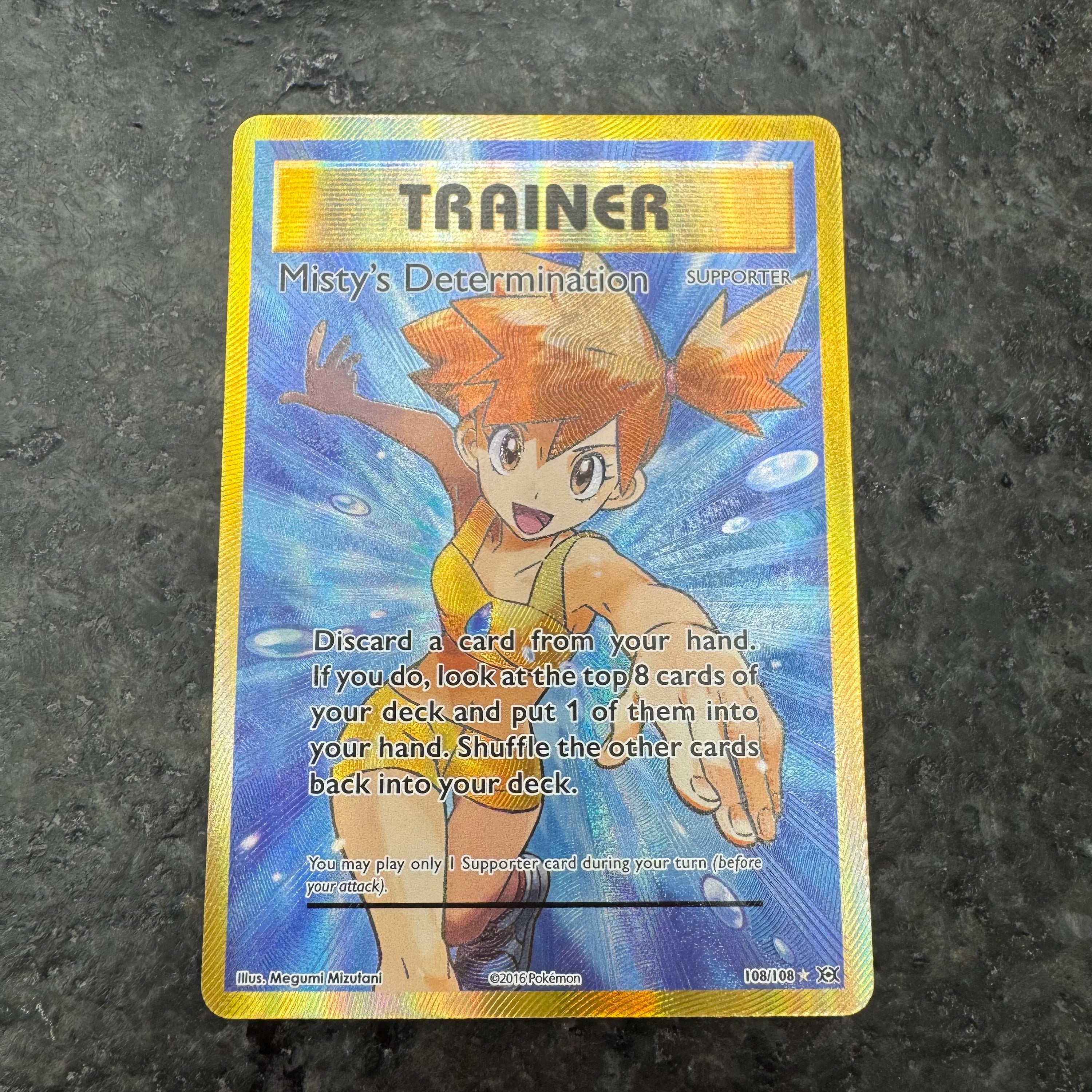 MISTYS DETERMINATION FULL ART 108/108 (NM)