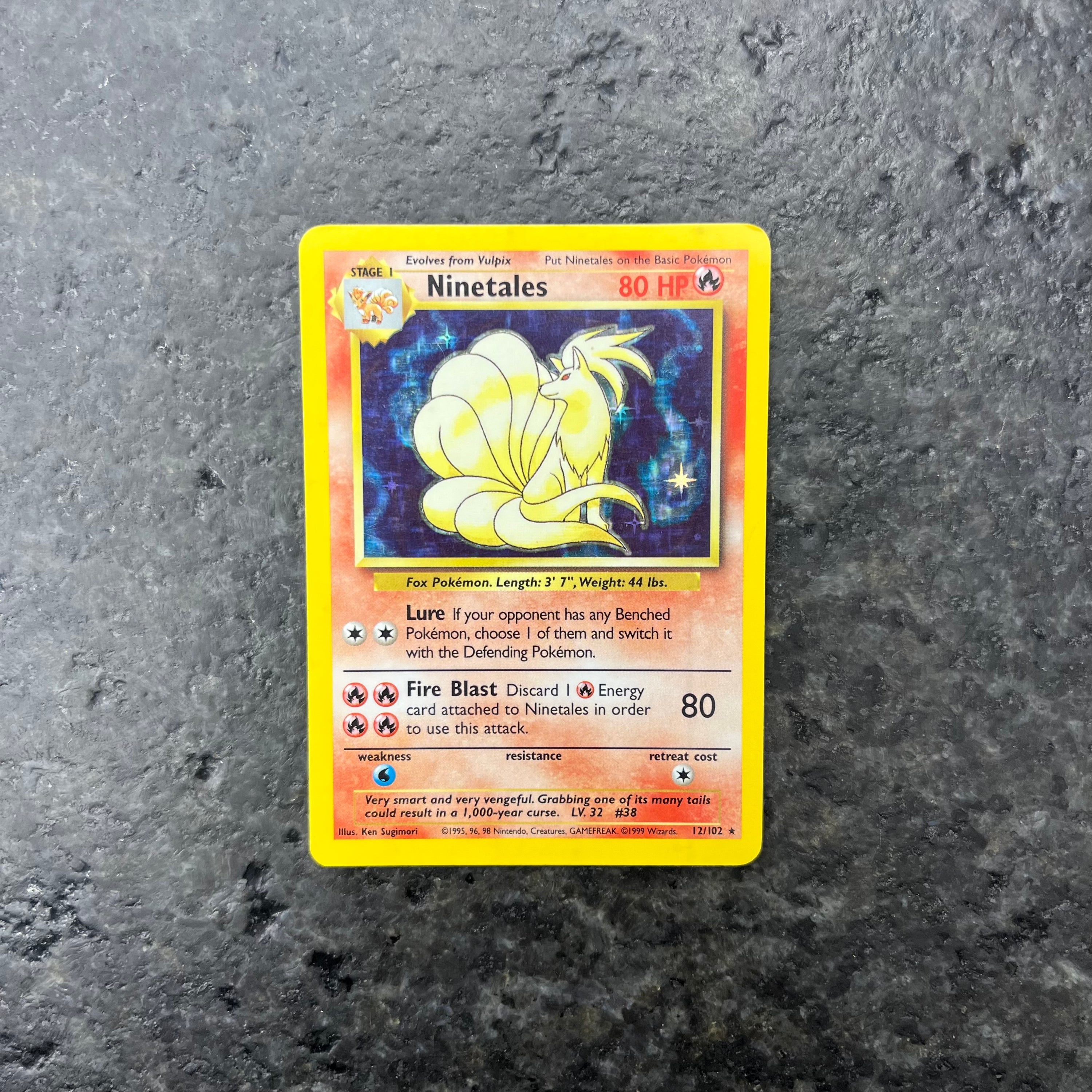 NINETALES BASE SET HOLO 12/102 (LP)