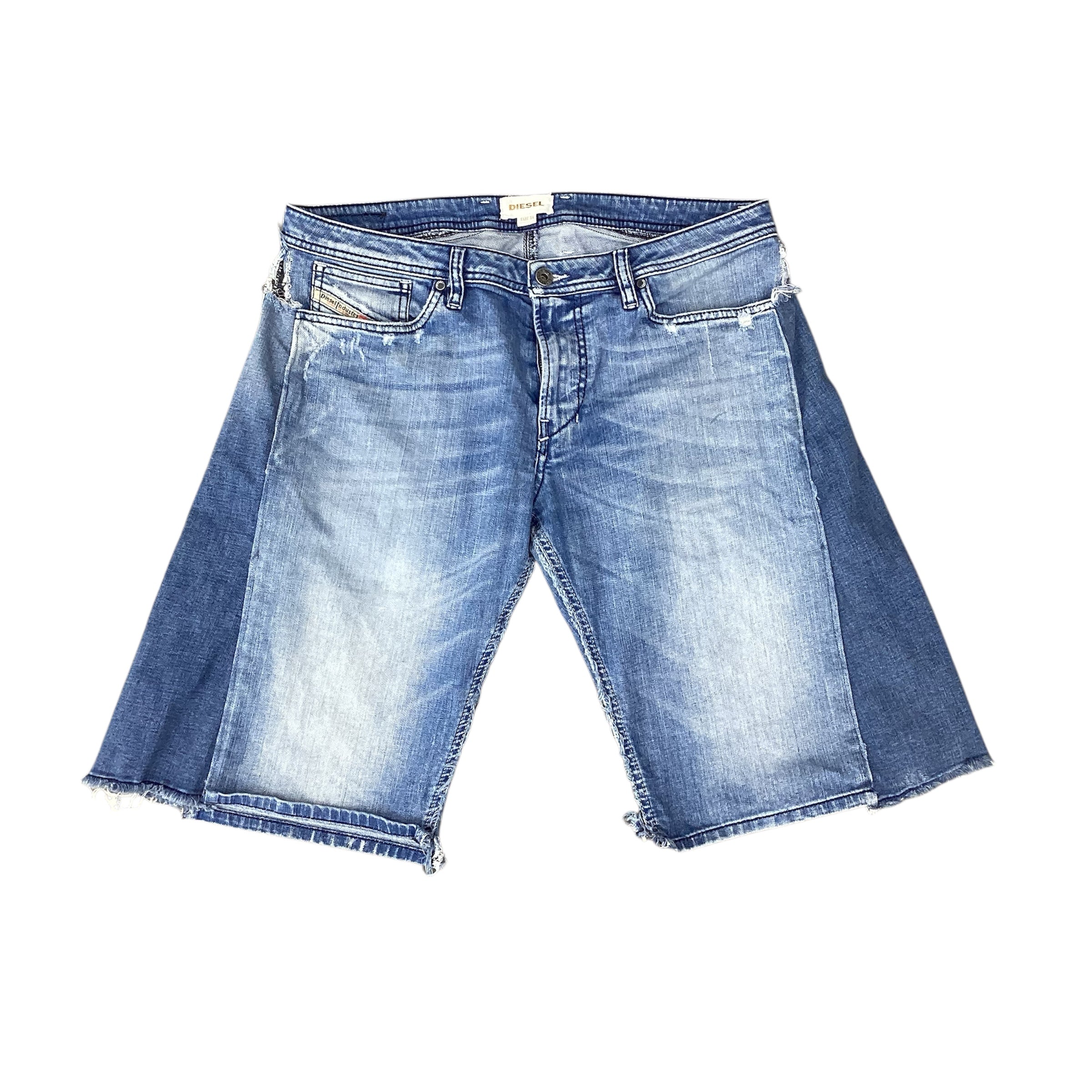Y2K CUSTOM WORKED DIESEL JORTS