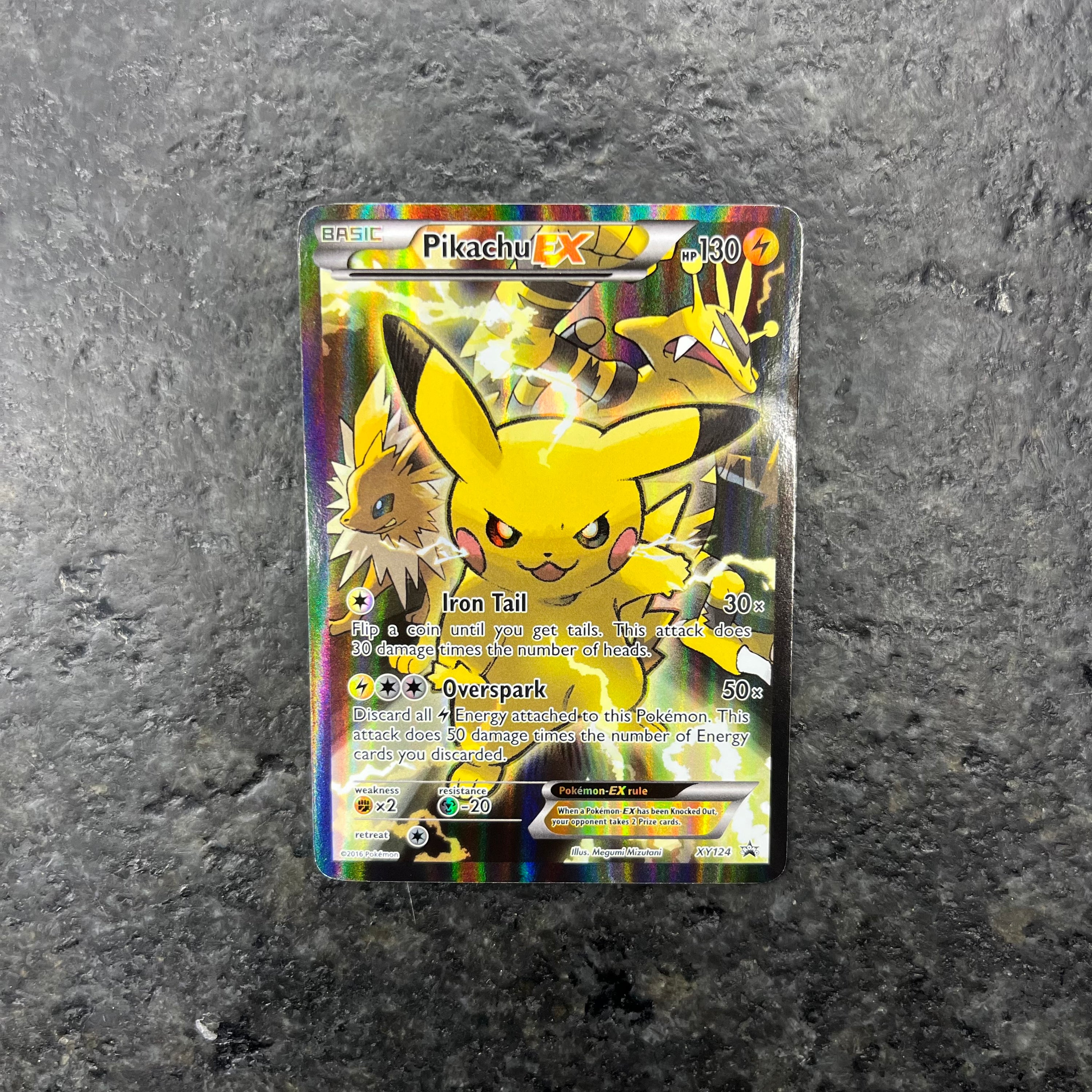PIKACHU EX ALT ART XY124 PROMO LP (STEAL CARD)