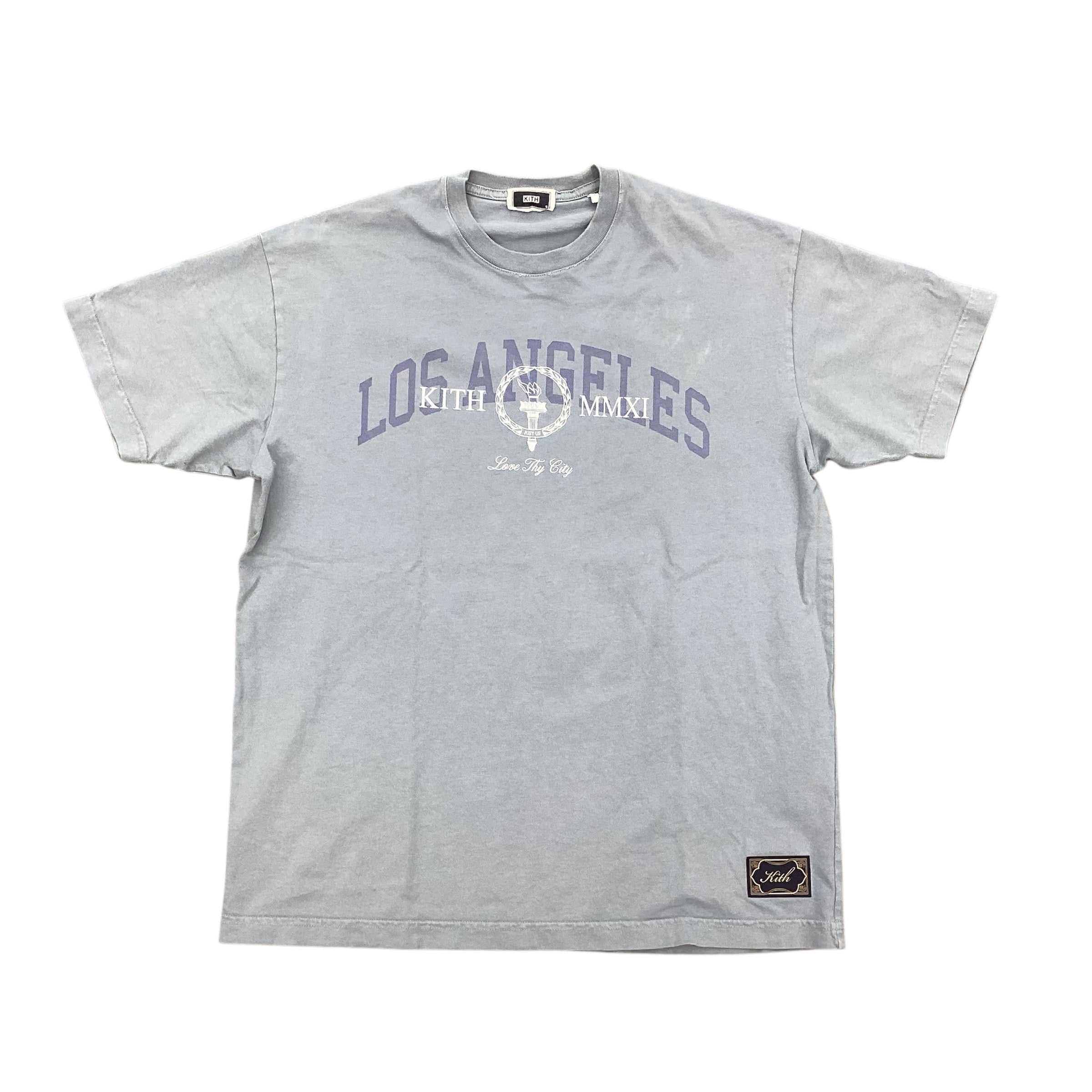 KITH “LOS ANGELES” WASHED BLUE TEE