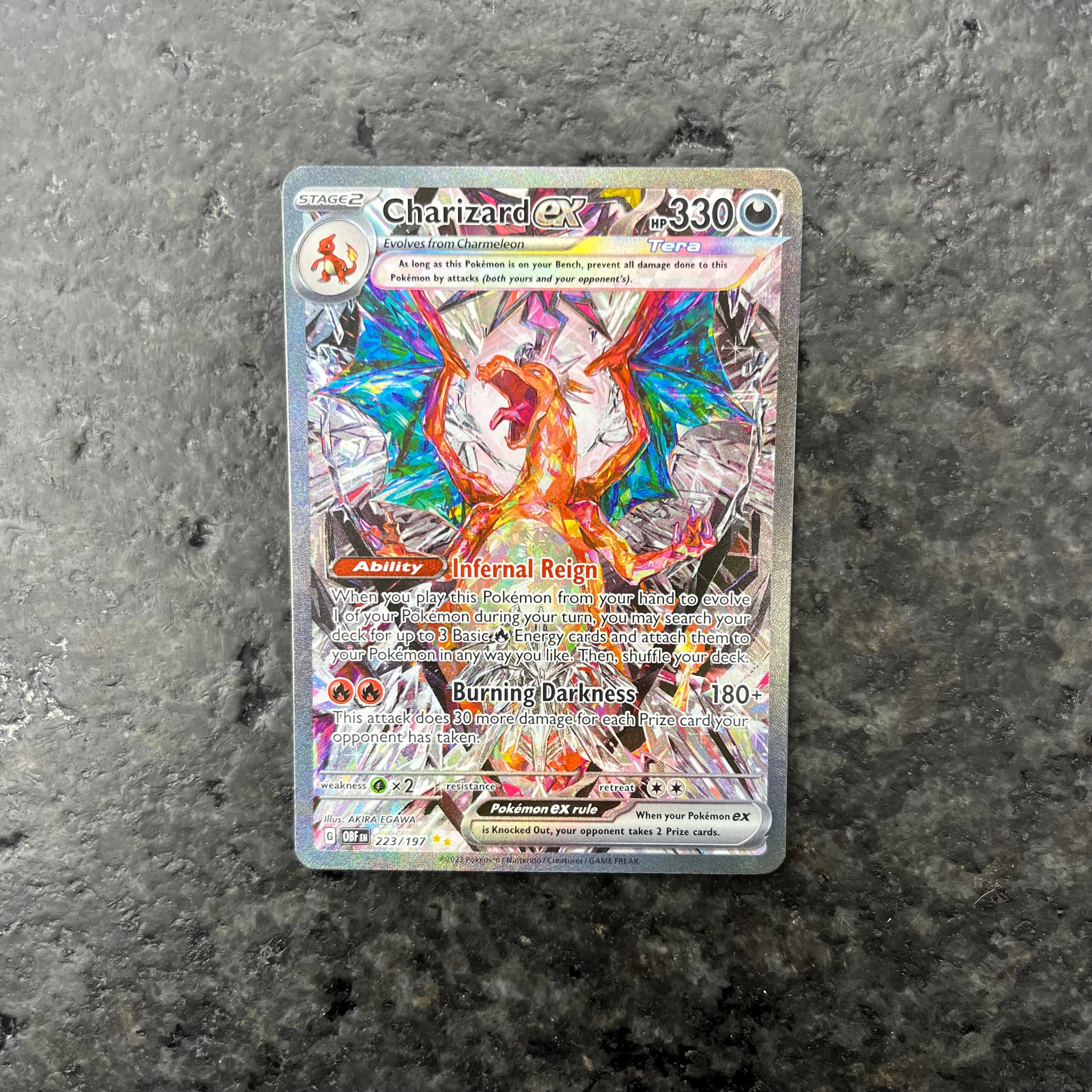 CHARIZARD EX OBSIDIAN FLAMES SIR 223/197 (NM)