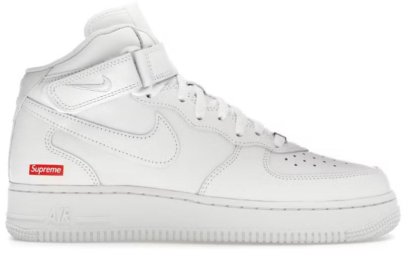 NIKE AIR FORCE 1 MID “SUPREME WHITE”