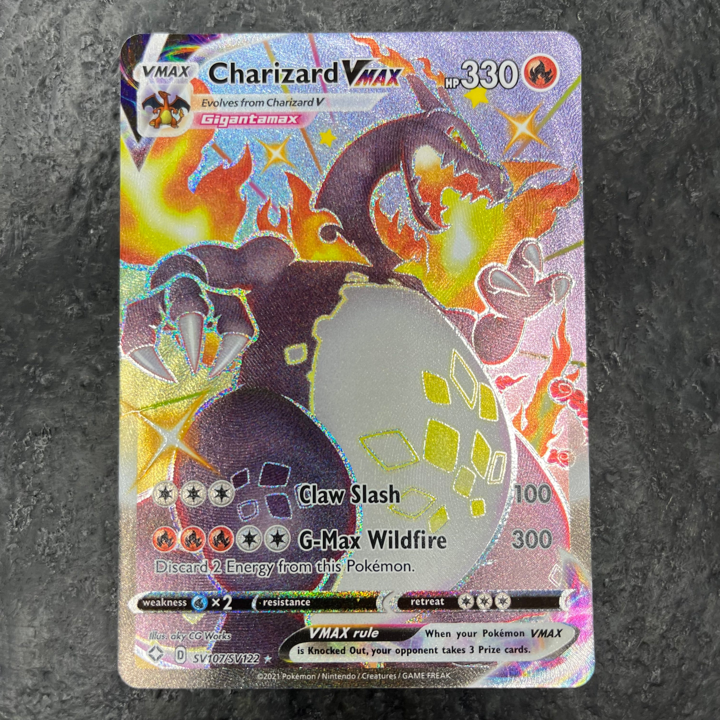 CHARIZARD VMAX SV107/SV122 NM