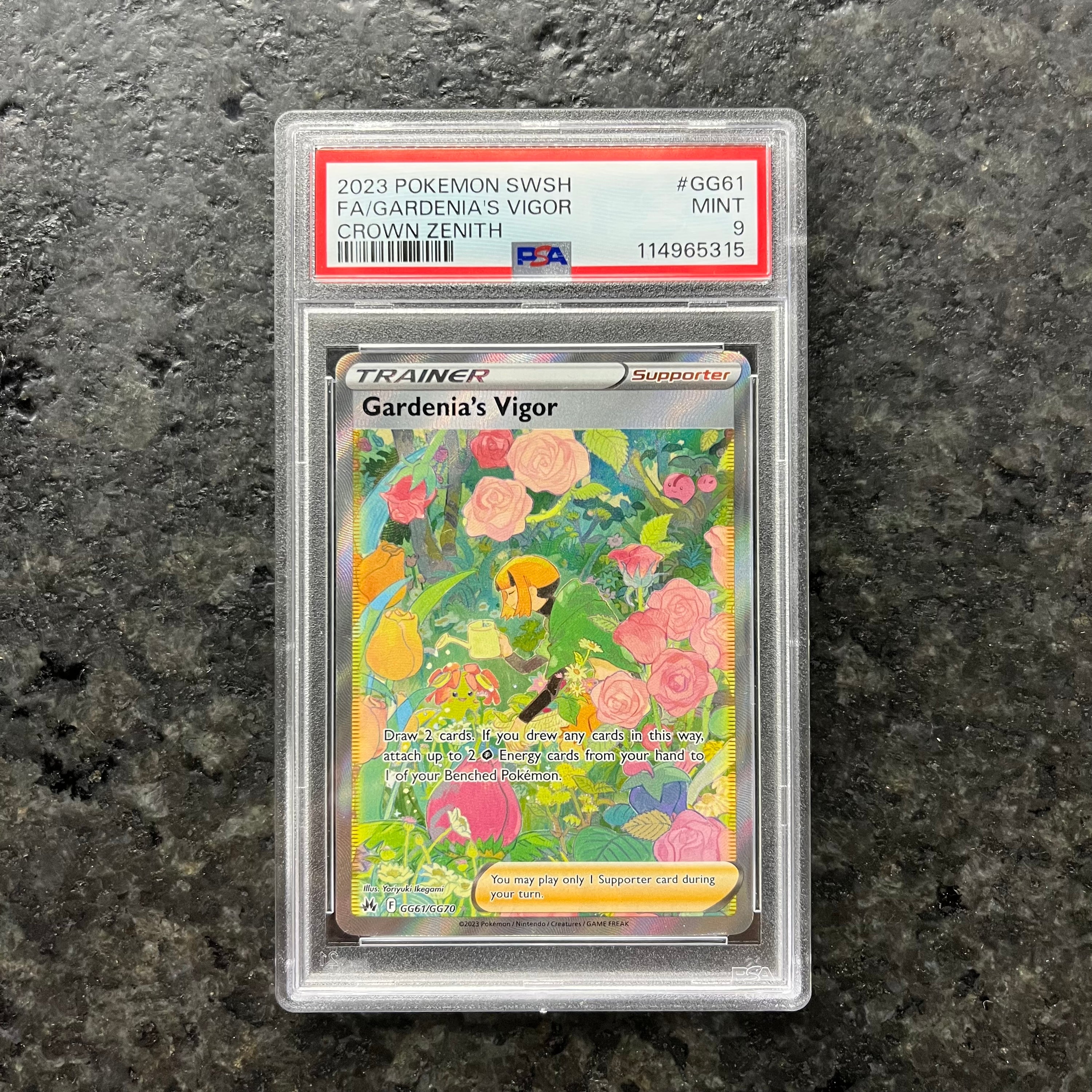 GARDENIA’S VIGOR CROWN ZENITH GG61/GG70 PSA 9