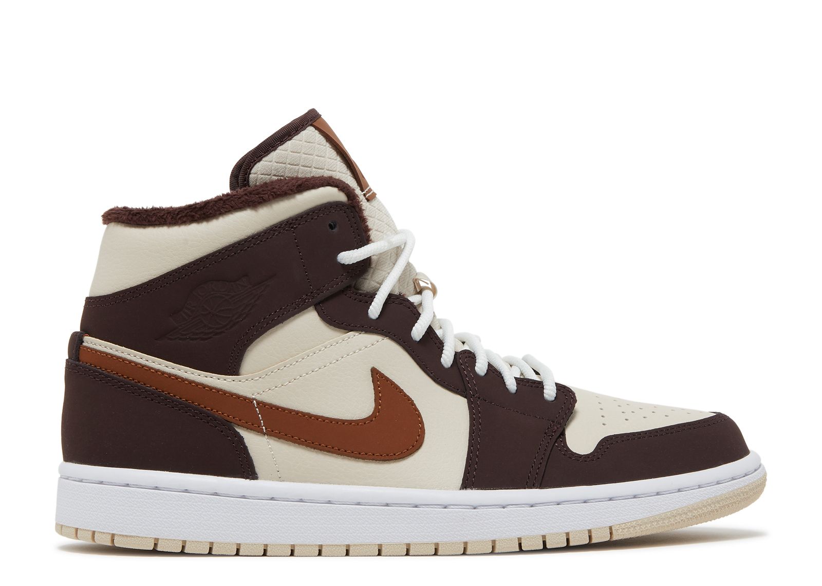 JORDAN 1 MID “CREAM DARK CHOCOLATE”