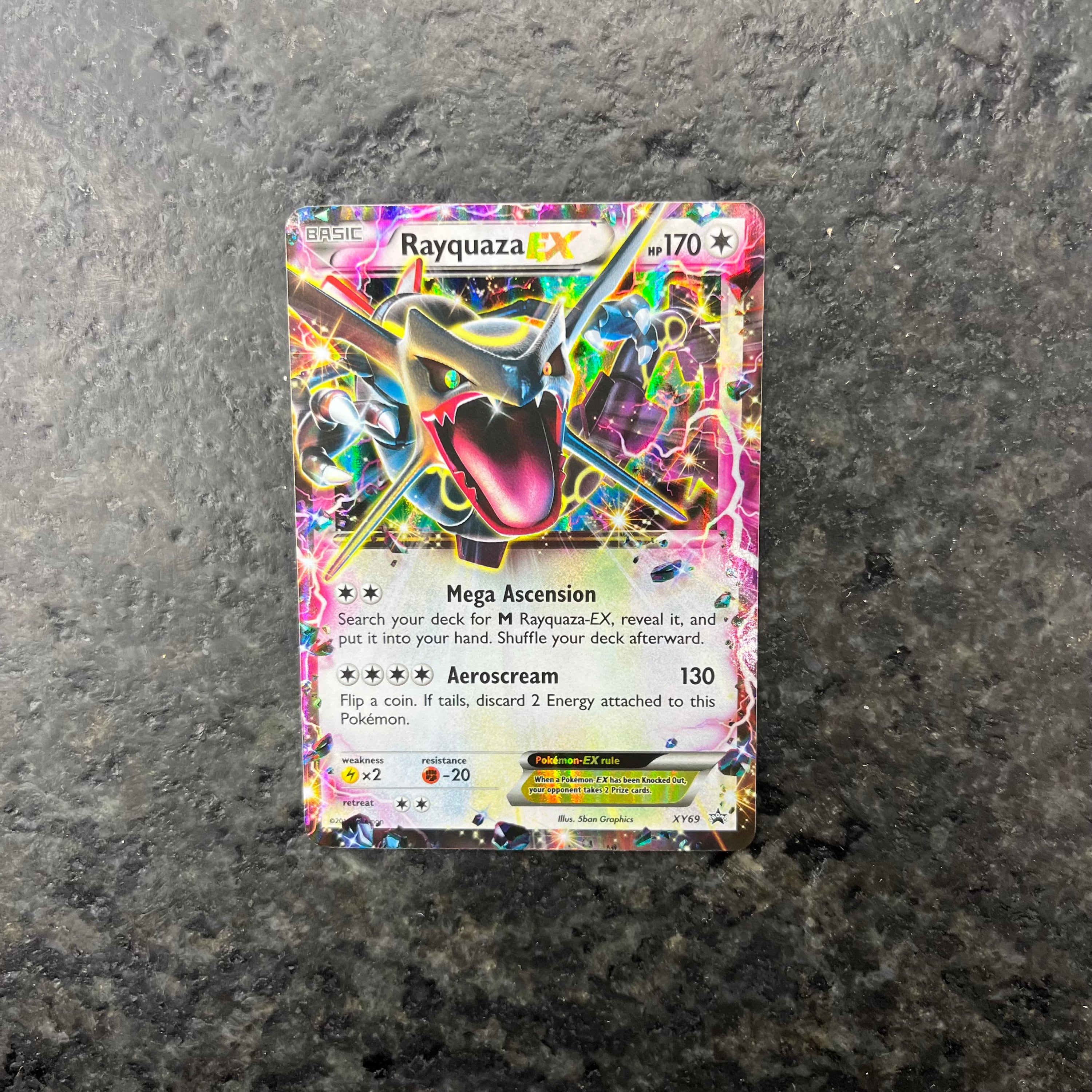 RAYQUAZA EX SHINY PROMO XY69 (LP)