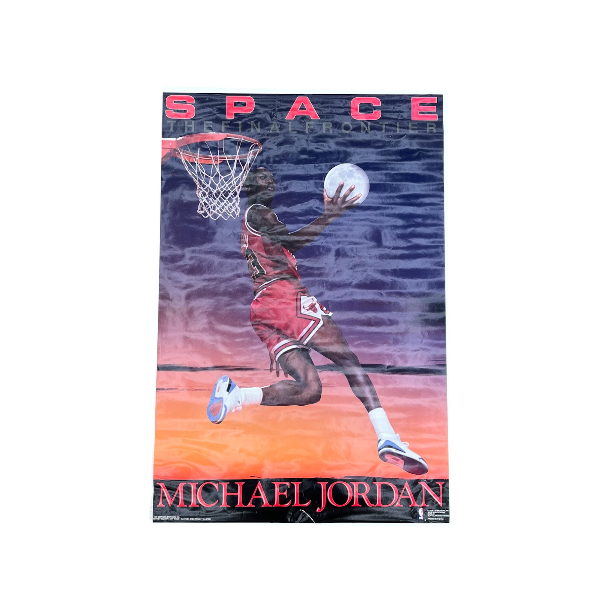 90S MICHAEL JORDAN SPACE THE FINAL FRONTIER POSTER
