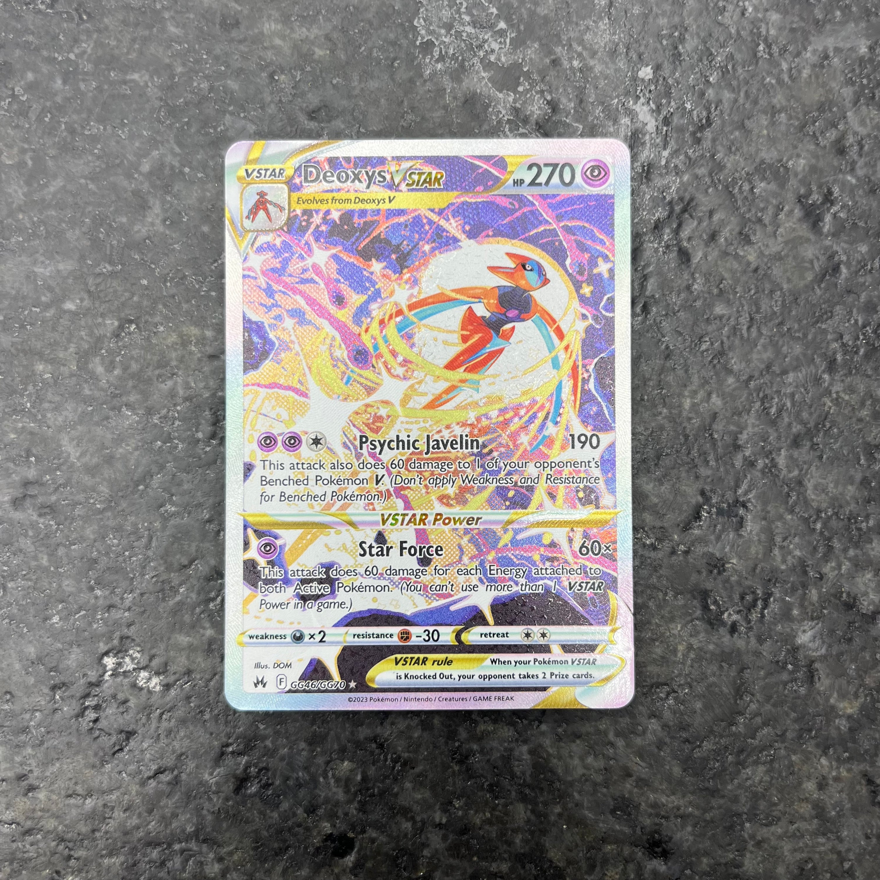 DEOXYS VSTAR CROWN ZENITH GG46/GG70 (NM)