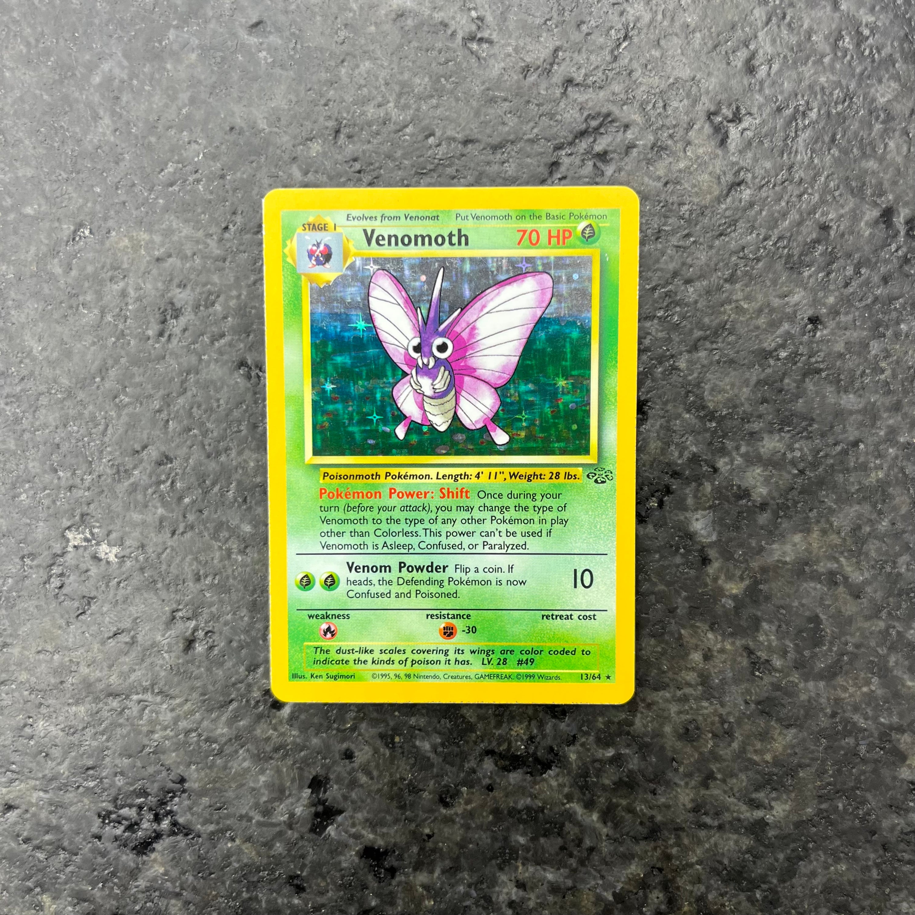 VENOMOTH JUNGLE HOLO 13/64 (NM)