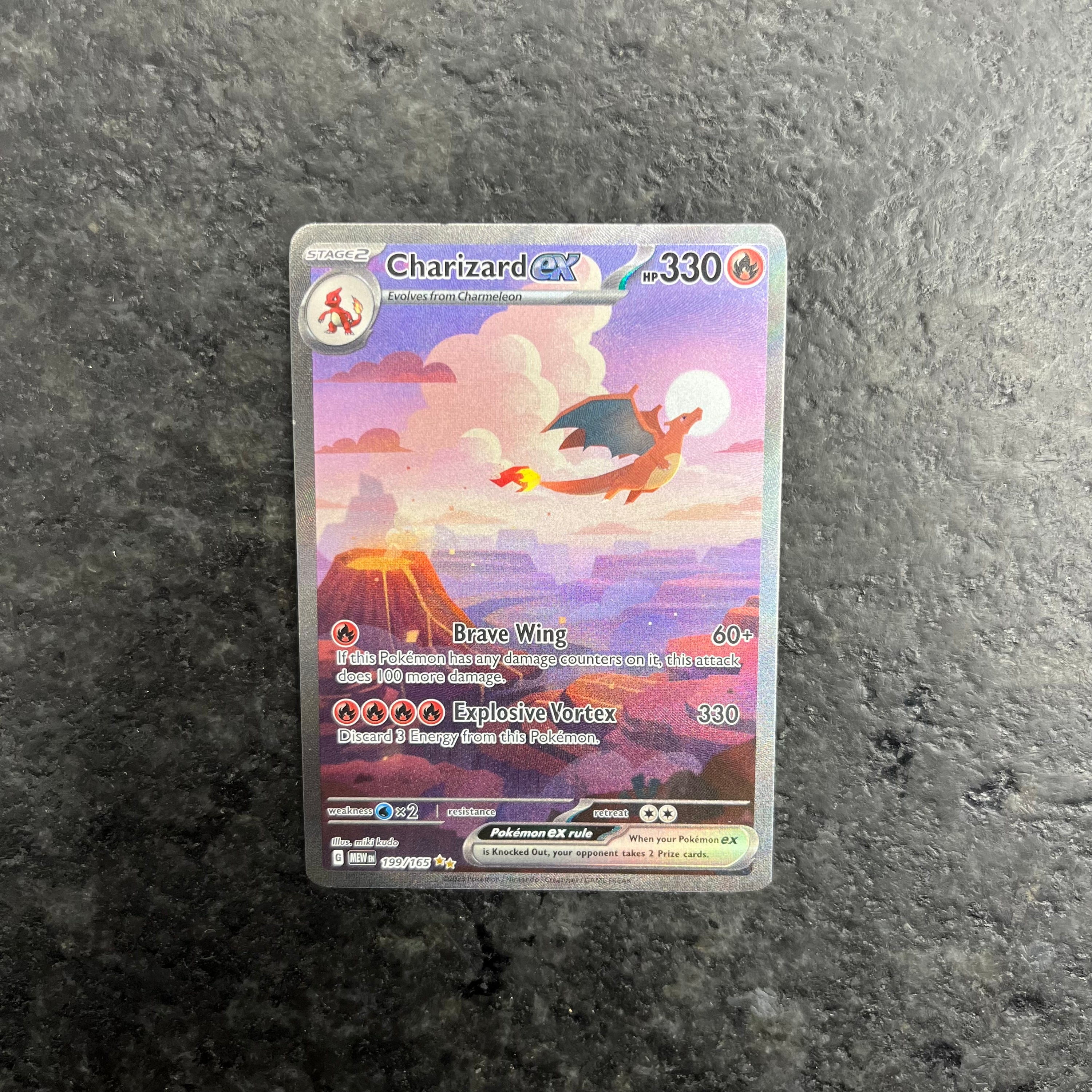 CHARIZARD EX 151 ALT ART 199/165 (NM)