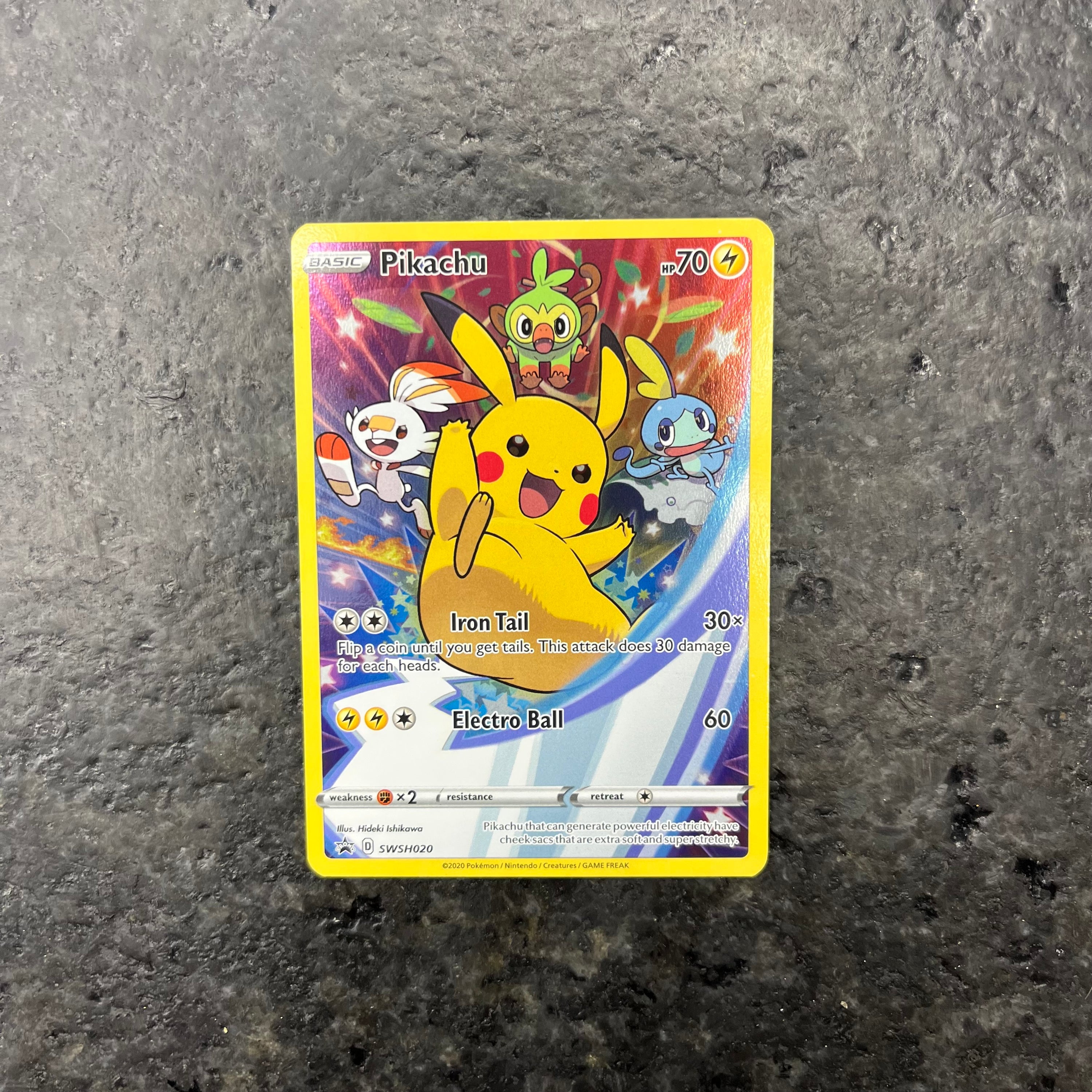 PIKACHU ALT ART SWSH020 PROMO (NM)