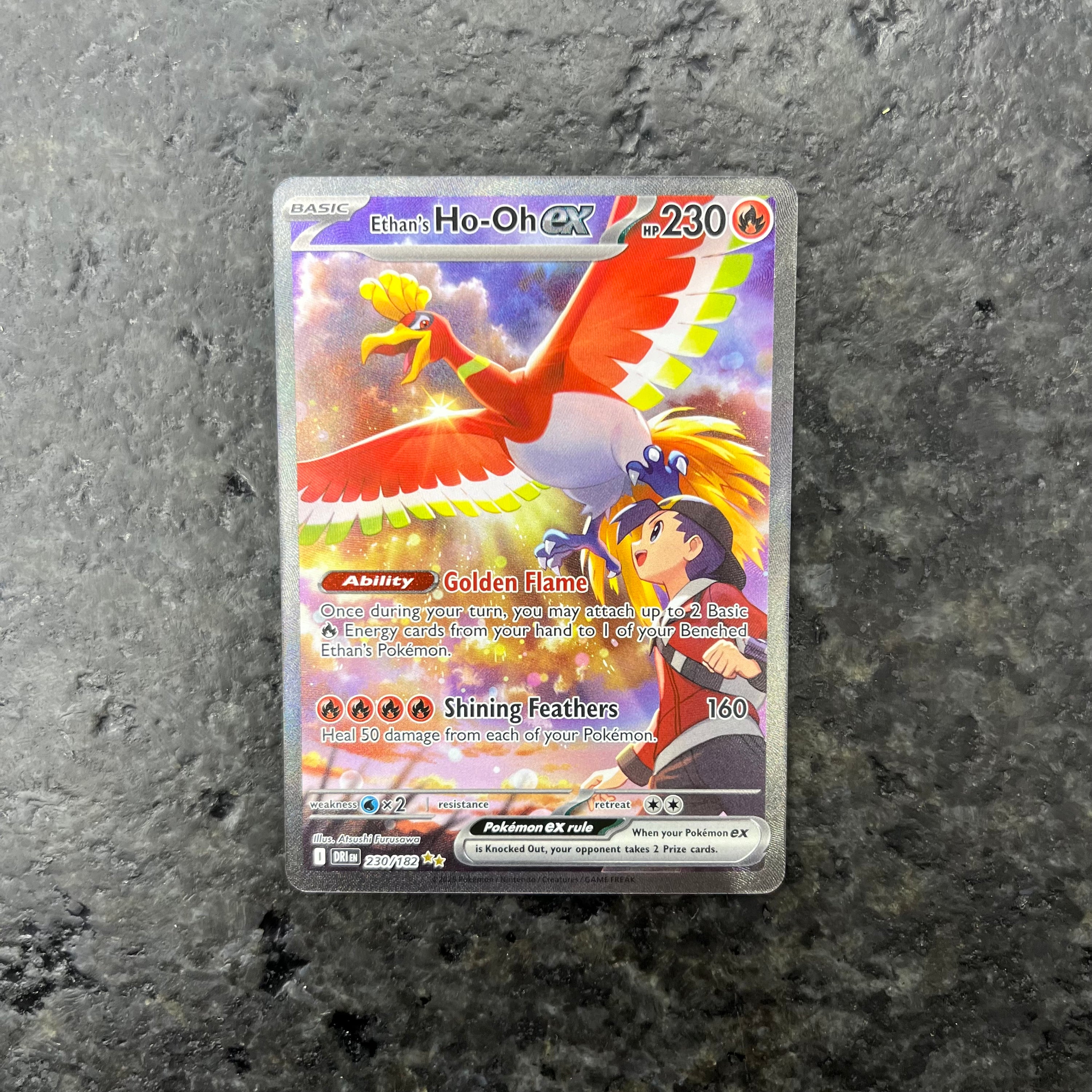 ETHAN’S HO-OH EX DESTINED RIVALS SIR 230/182 (NM)