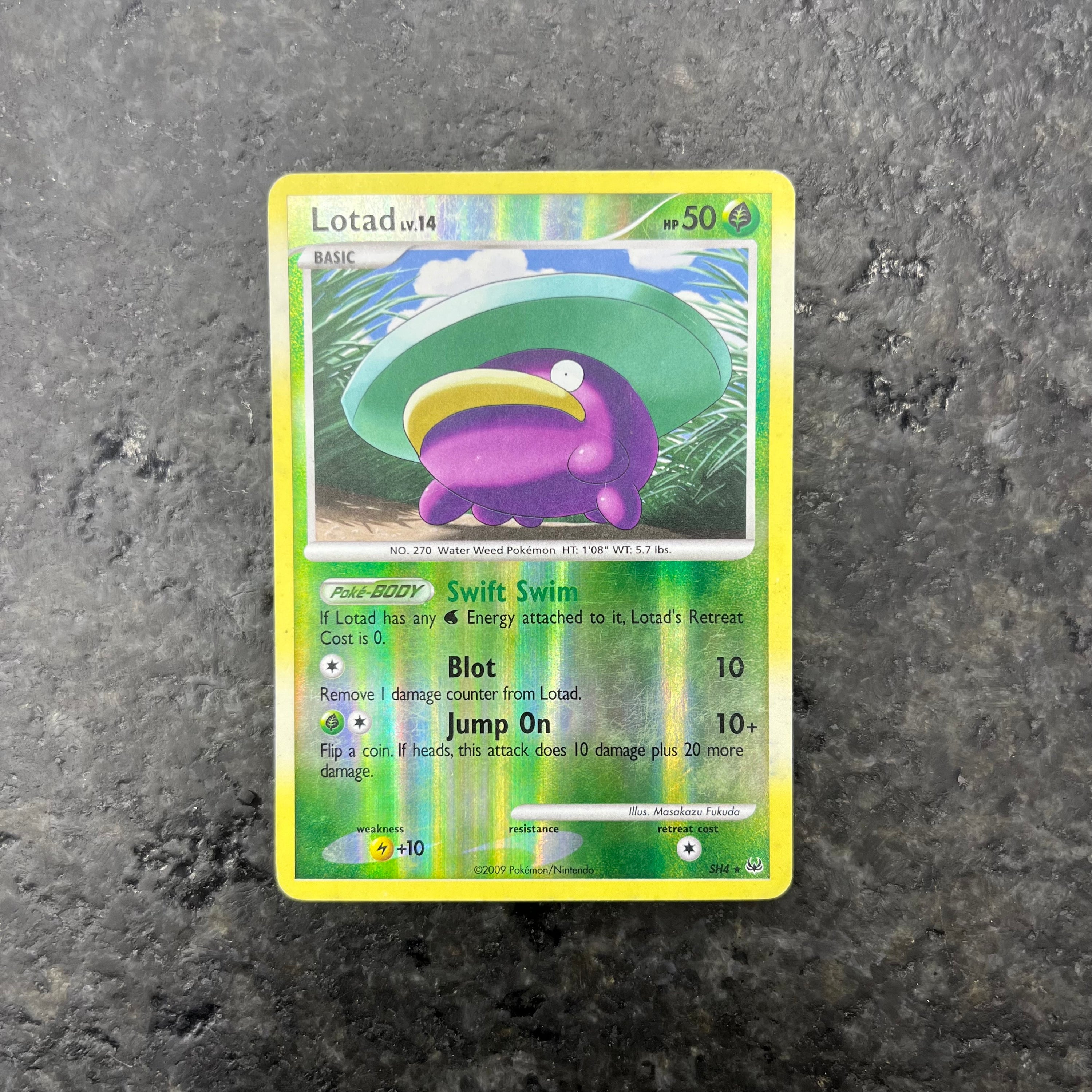 LOTAD SHINY REVERSE HOLO SH4 (HP)