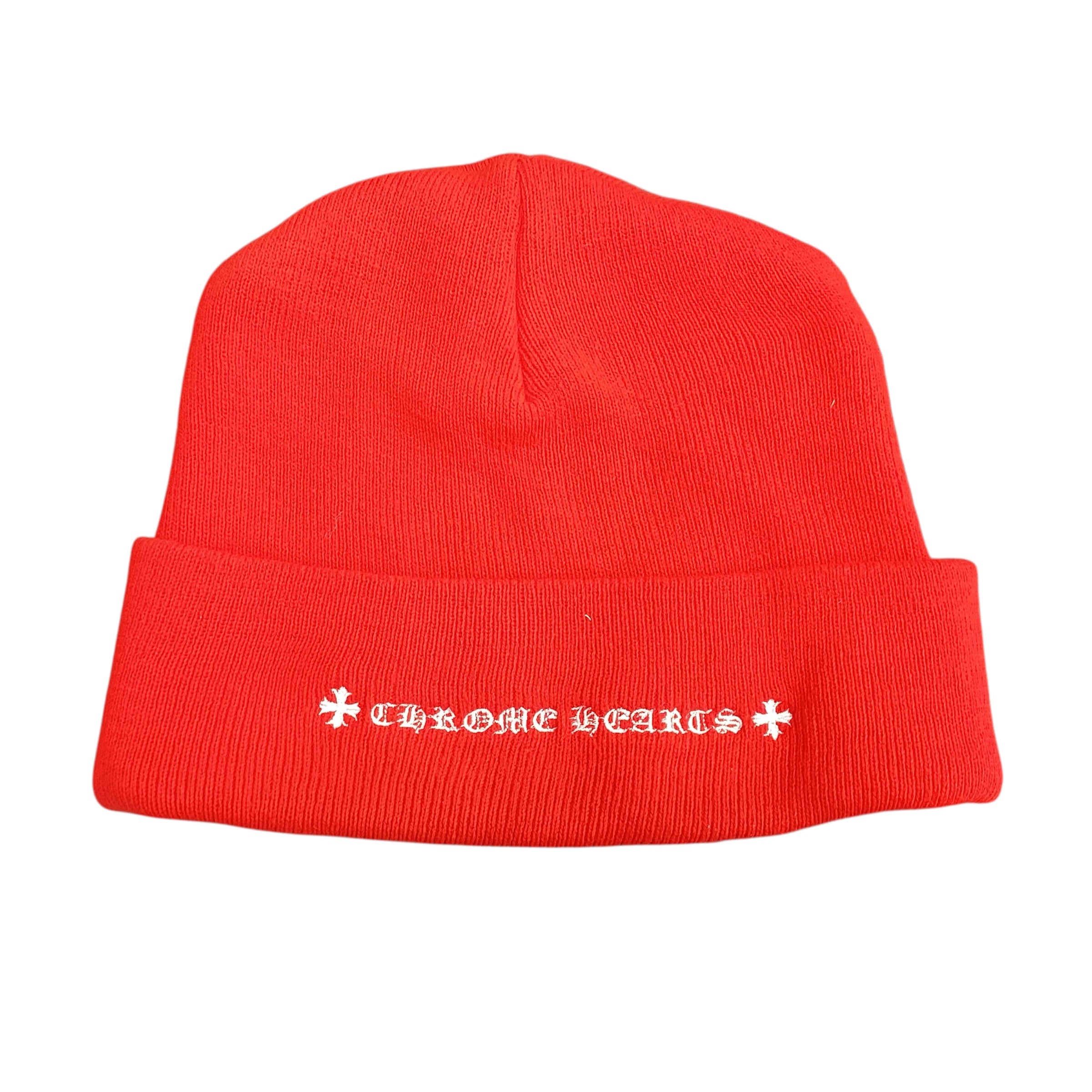 CHROME HEARTS TRIPLE CROSS PATCH BEANIE