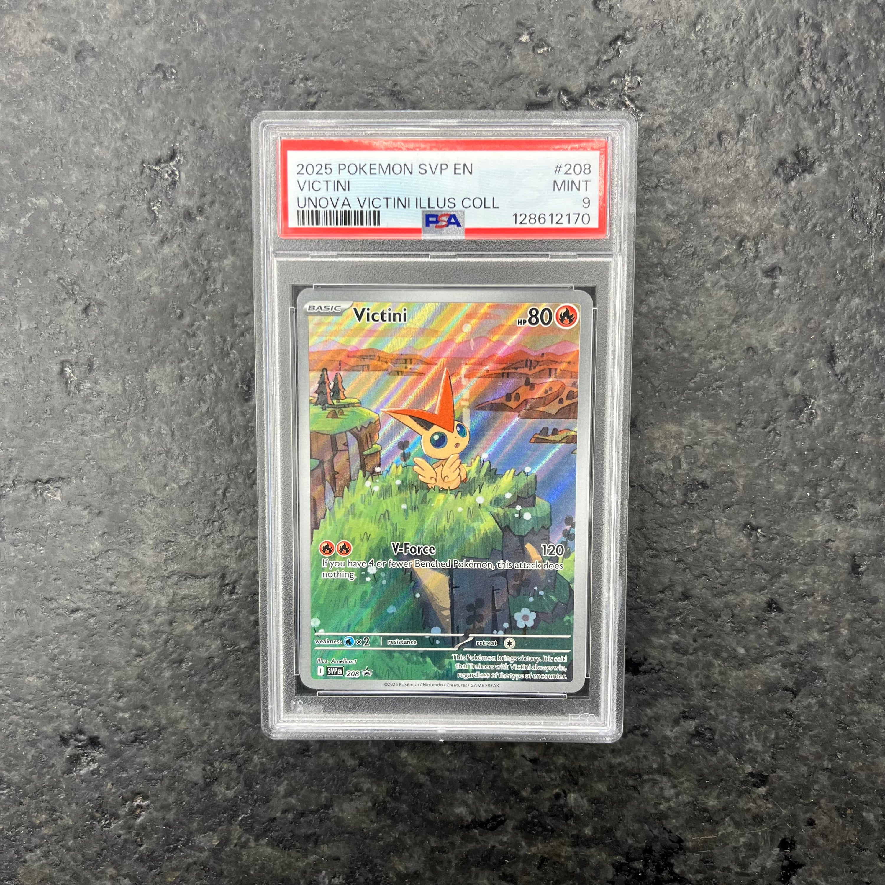 VICTINI ILLUSTRATION RARE 208 PROMO PSA 9