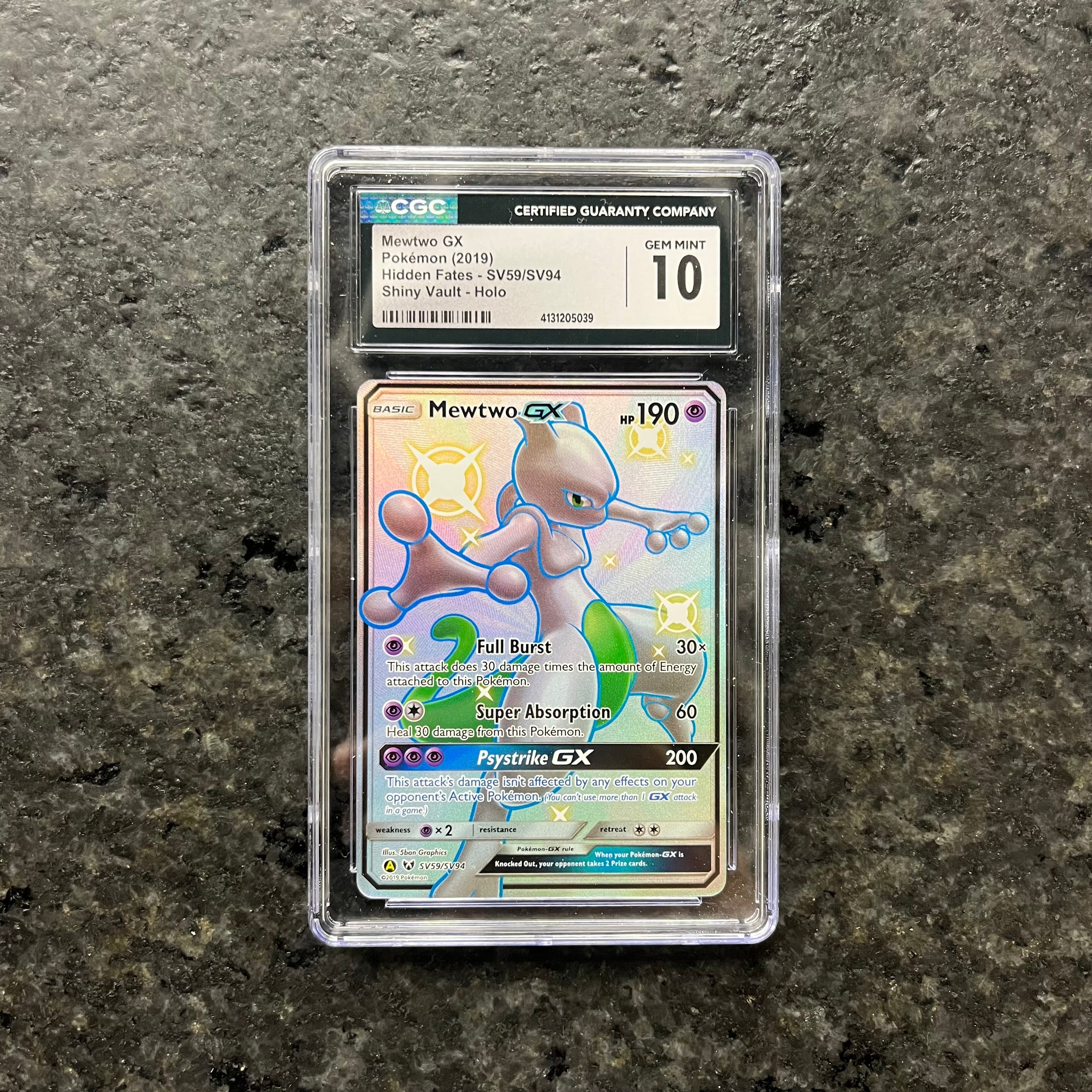 MEWTWO GX SHINY SV59/SV94 CGC 10