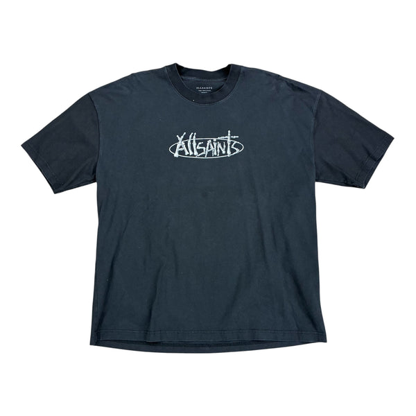 ALL SAINTS “SKELETON” LOGO BACK HIT TEE