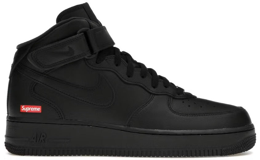 NIKE AIR FORCE 1 MID “SUPREME BLACK”