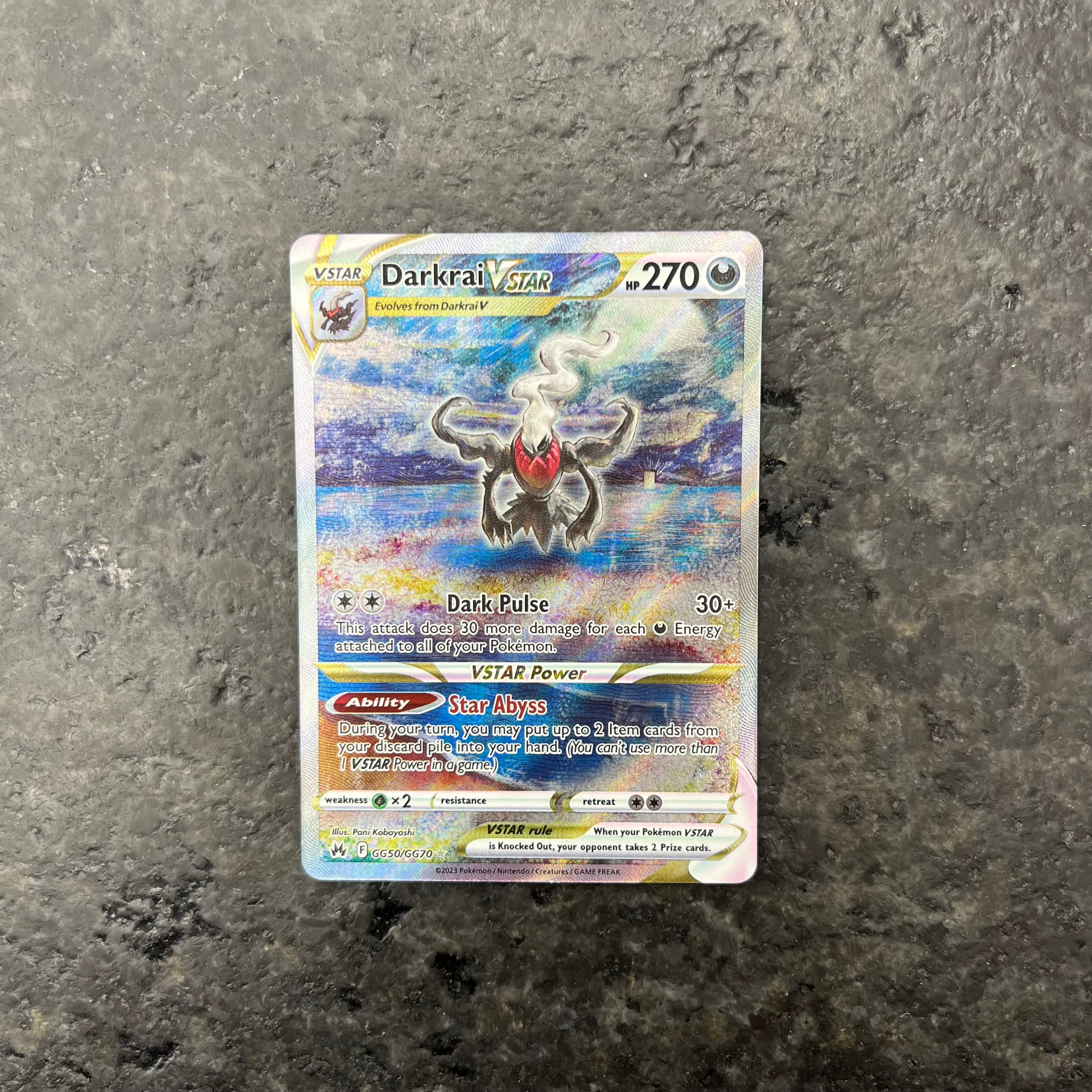 DARKRAI VSTAR ALT ART GG50/GG70 (NM)
