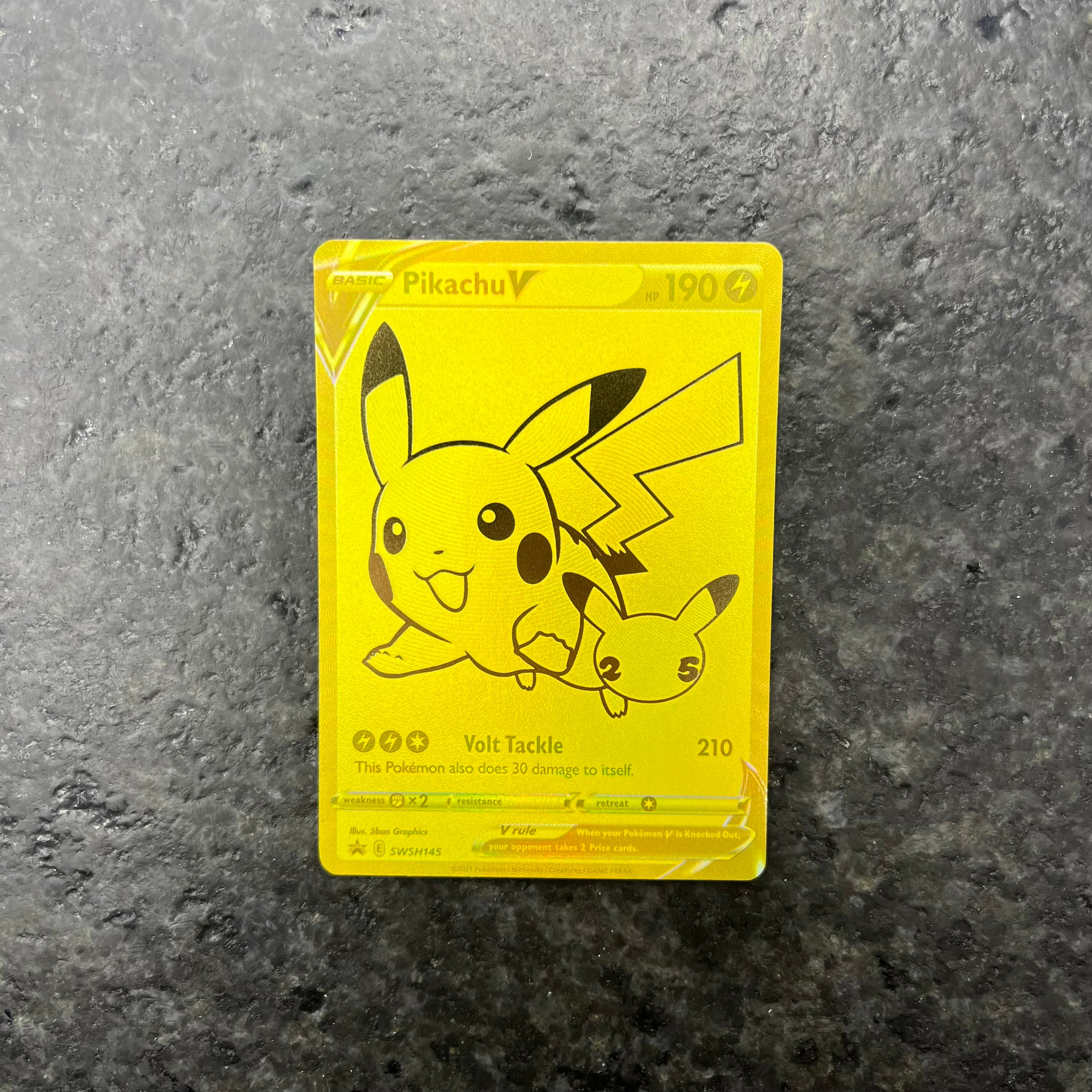 PIKACHU V 25TH CELEBRATION SWSH145 PROMO