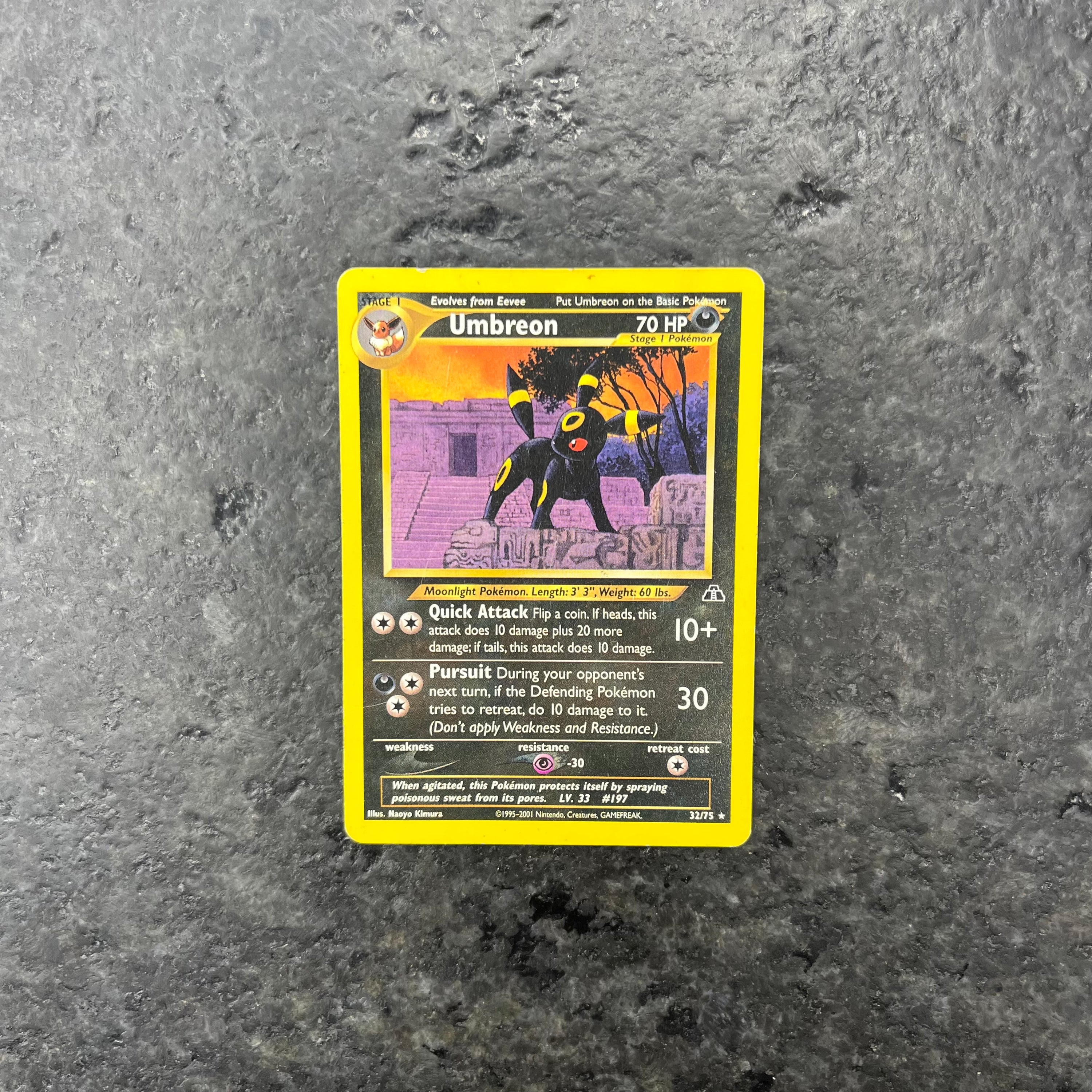UMBREON NEO DISCOVERY UNLIMITED 32/75 (MP)
