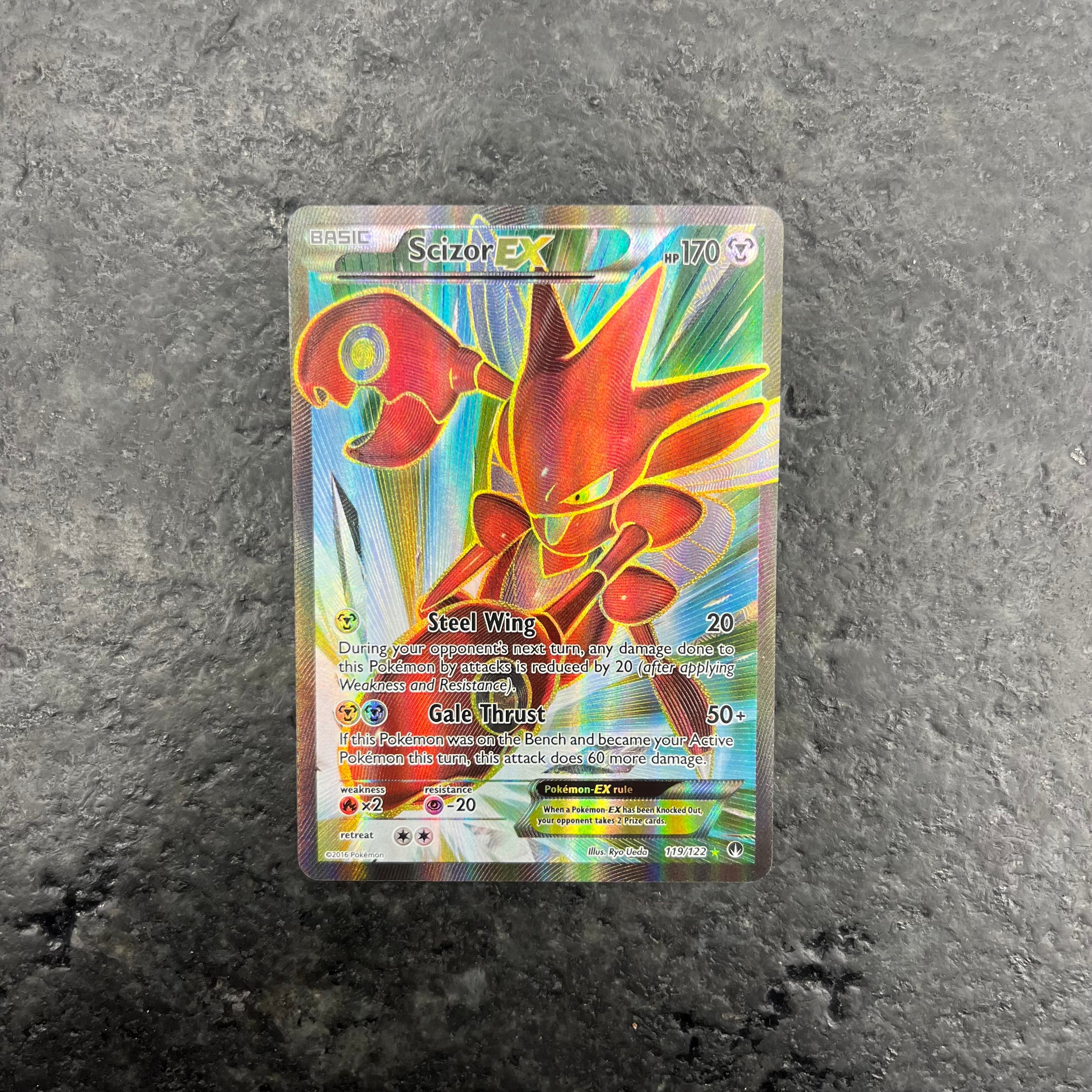 SCIZOR EX FULL ART 119/122