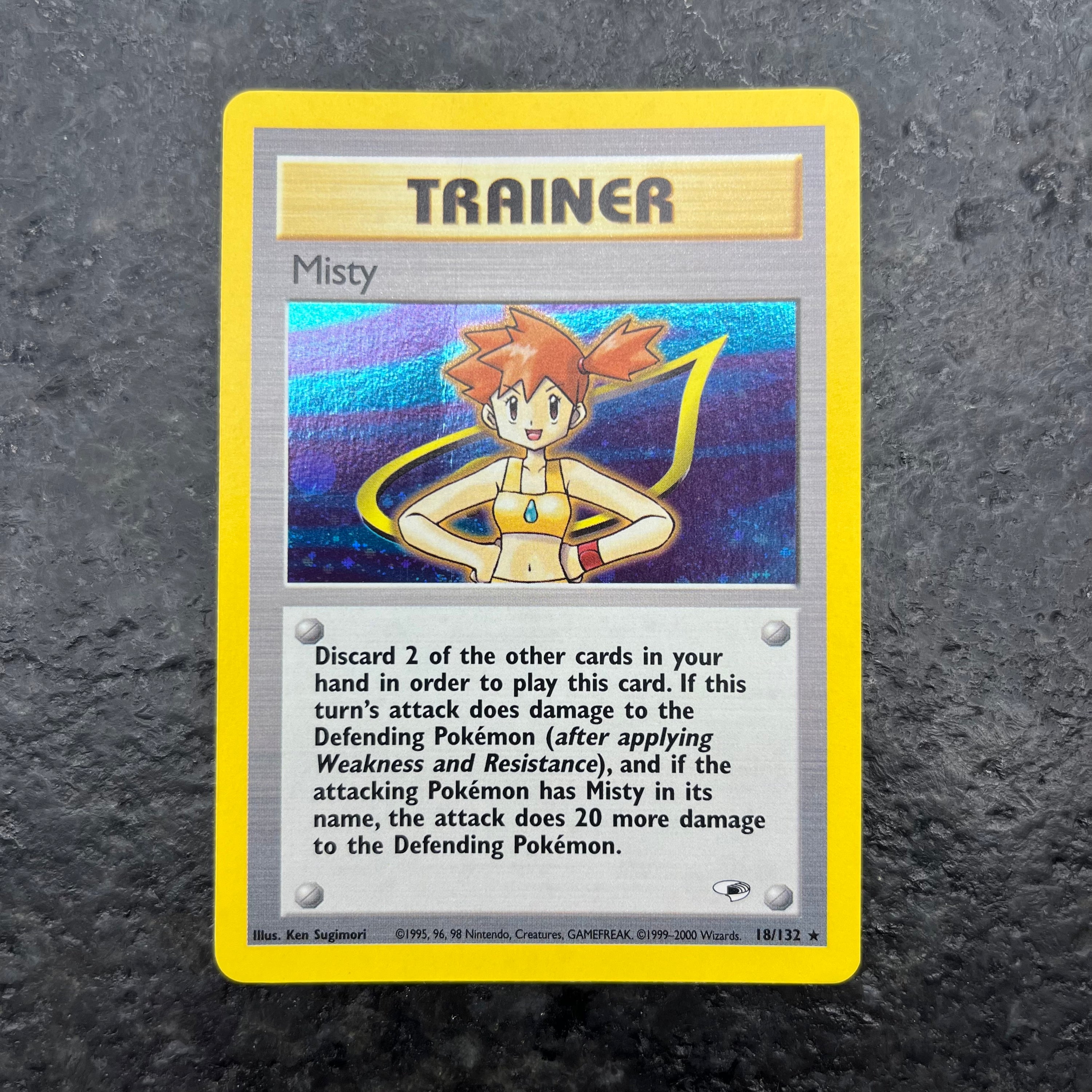 MISTY GYM HEROES HOLO 18/132 (NM/DMG)